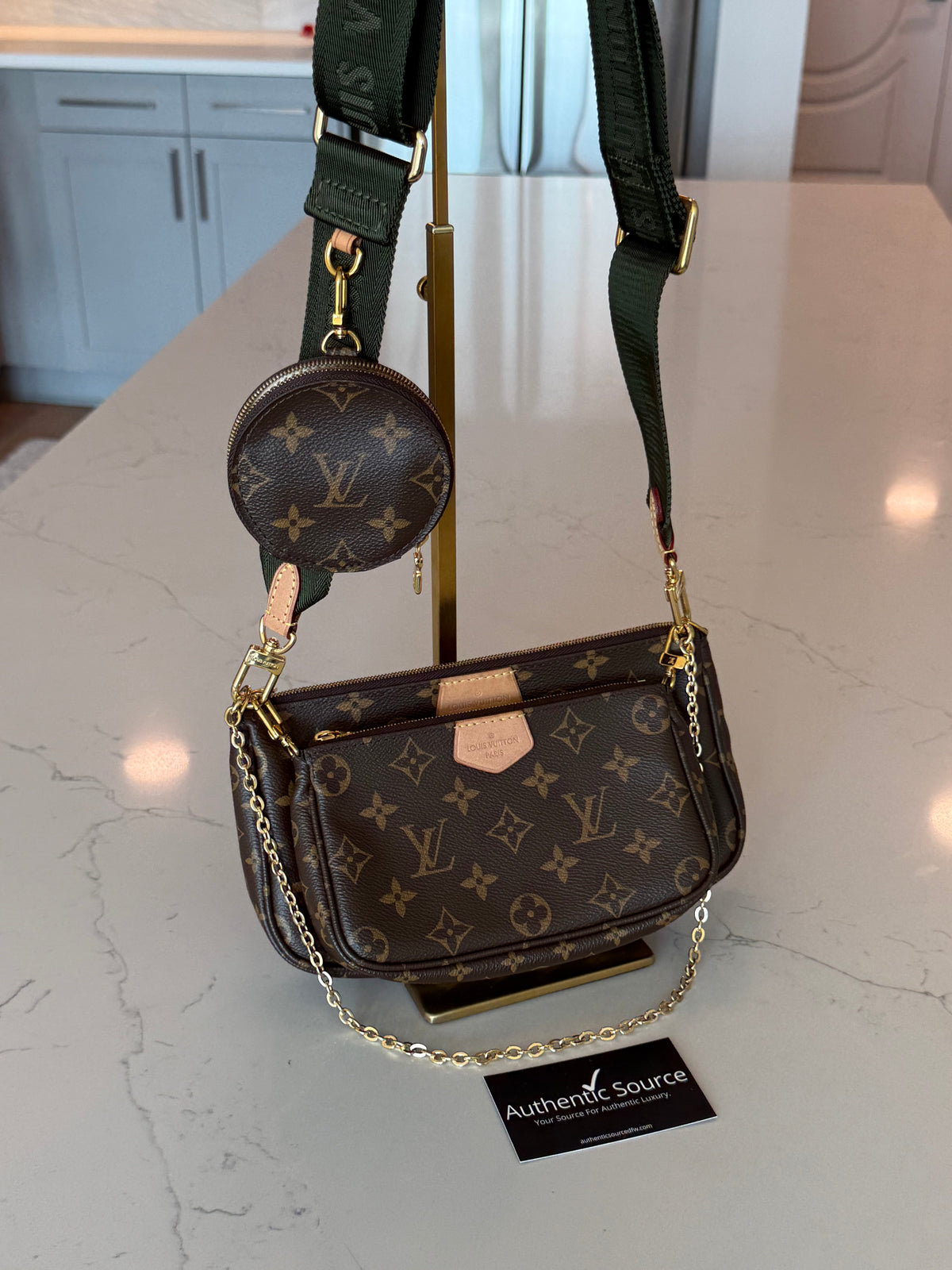 Louis Vuitton Multi Pochette Accessories Khaki