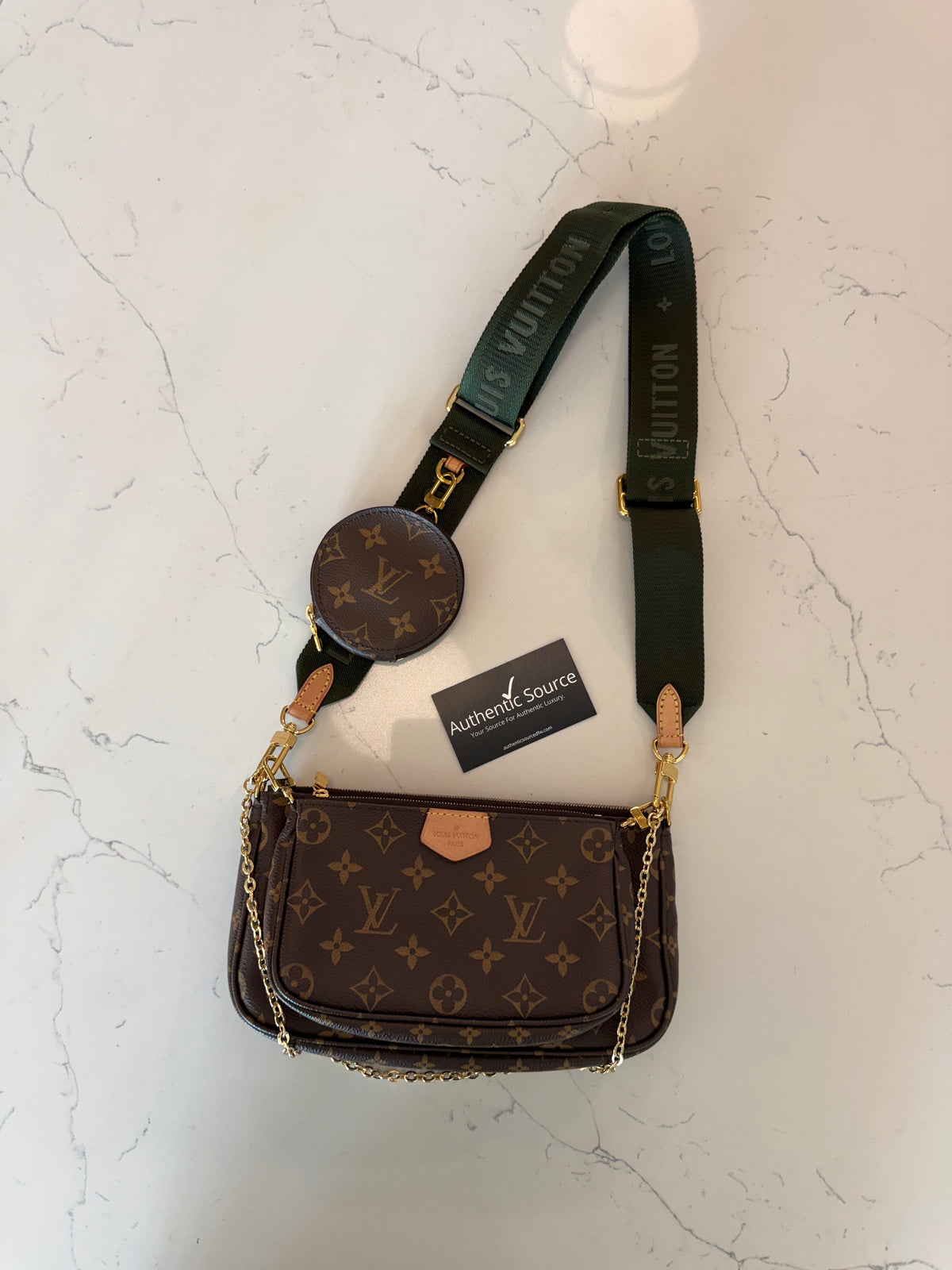 Louis Vuitton Multi Pochette Accessories Khaki