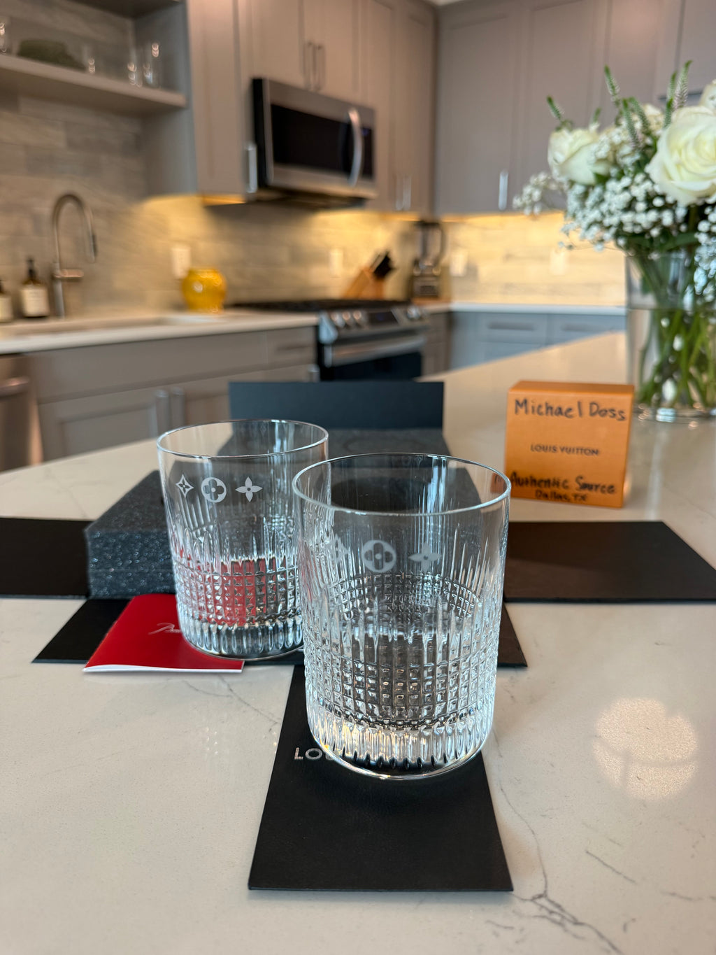 Louis Vuitton x Baccarat Glasses