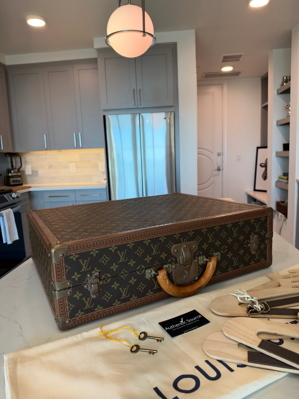 Louis Vuitton RARE Cotteville 60 Trunk