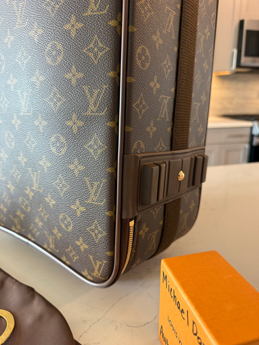 Louis Vuitton Pegase 55 with Garment Bag Set