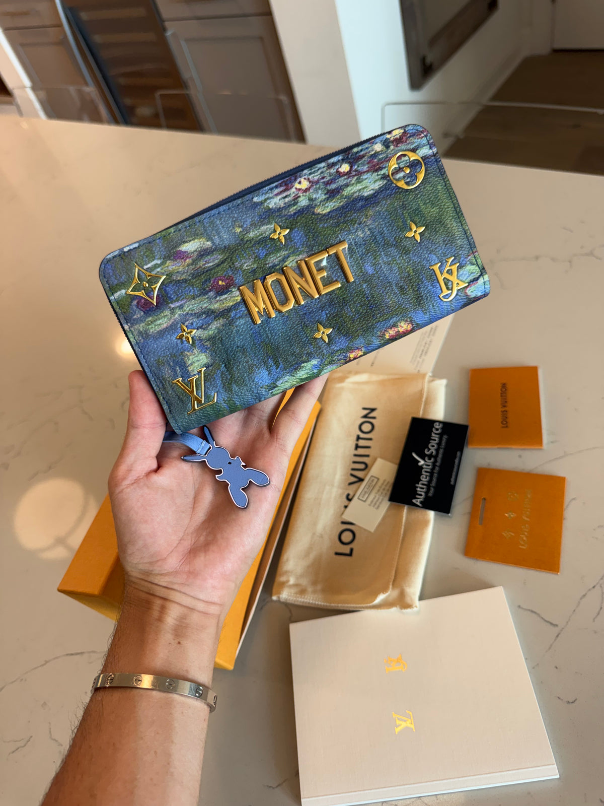 Louis Vuitton MONET Zippy Wallet - Masters Collection, Rare