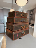 Louis Vuitton Stack of 4 Trunks