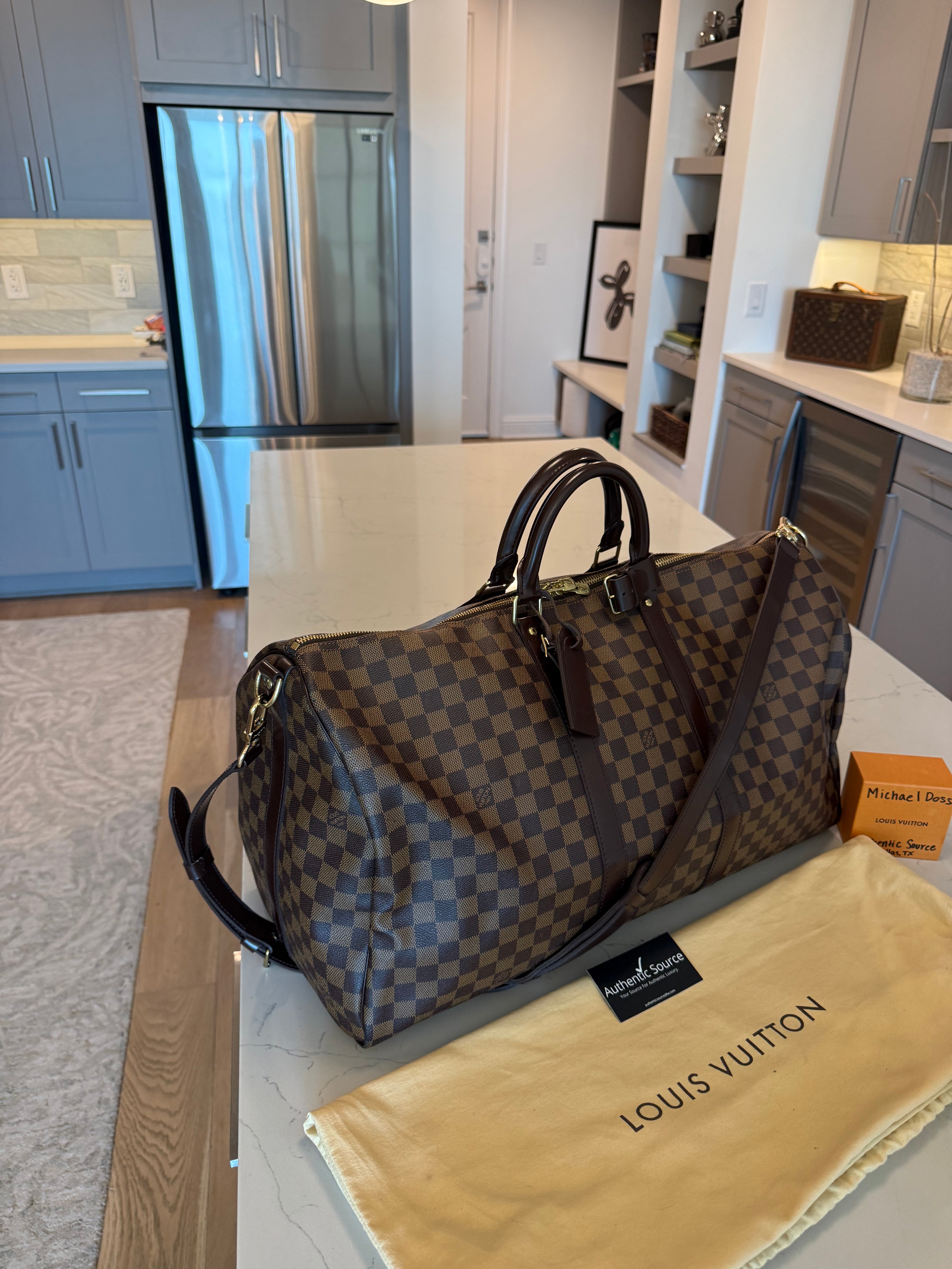 Louis Vuitton Keepall 55 Bandouliere DE