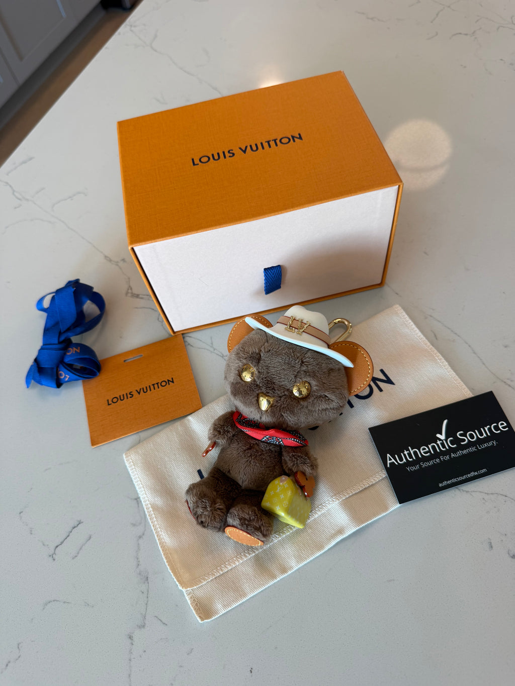 Louis Vuitton Bear Bag Charm with Box