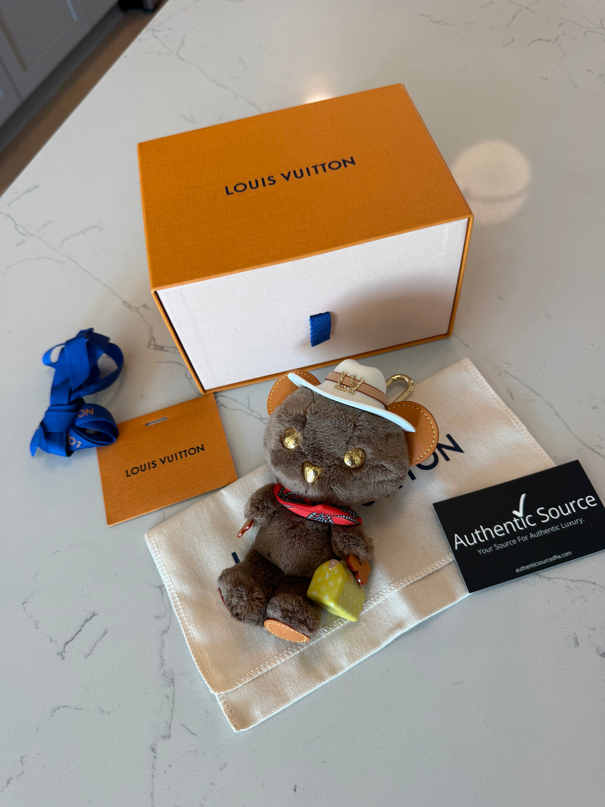 Louis Vuitton Bear Bag Charm with Box