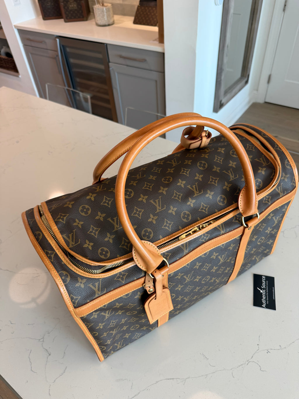 Louis Vuitton Pet Carrier Sac Chein 50