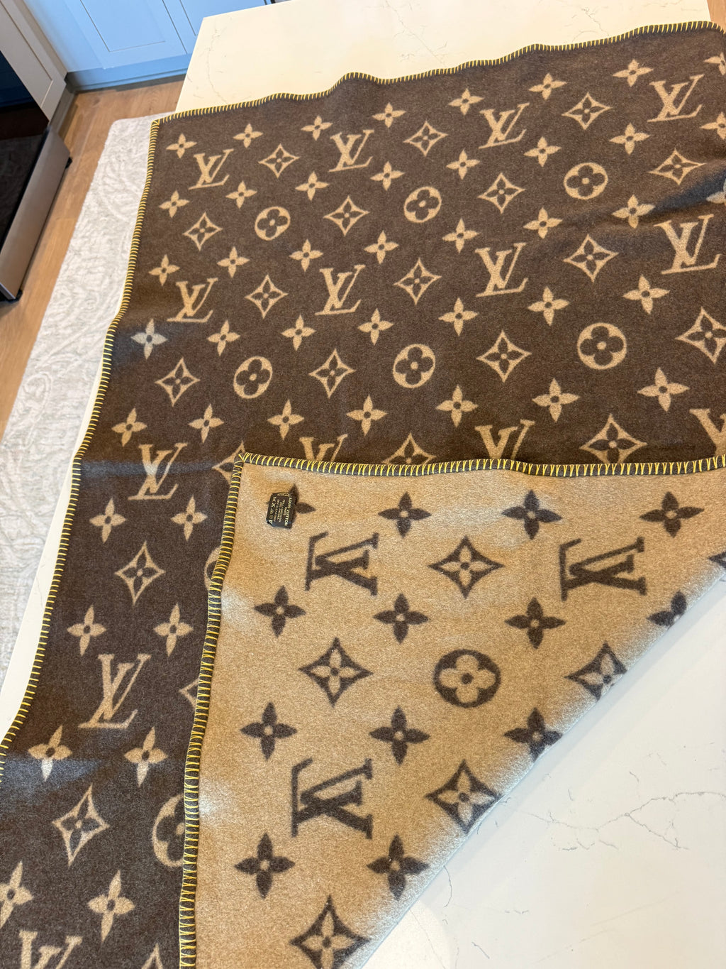 Louis Vuitton Traveling Requisites Blanket