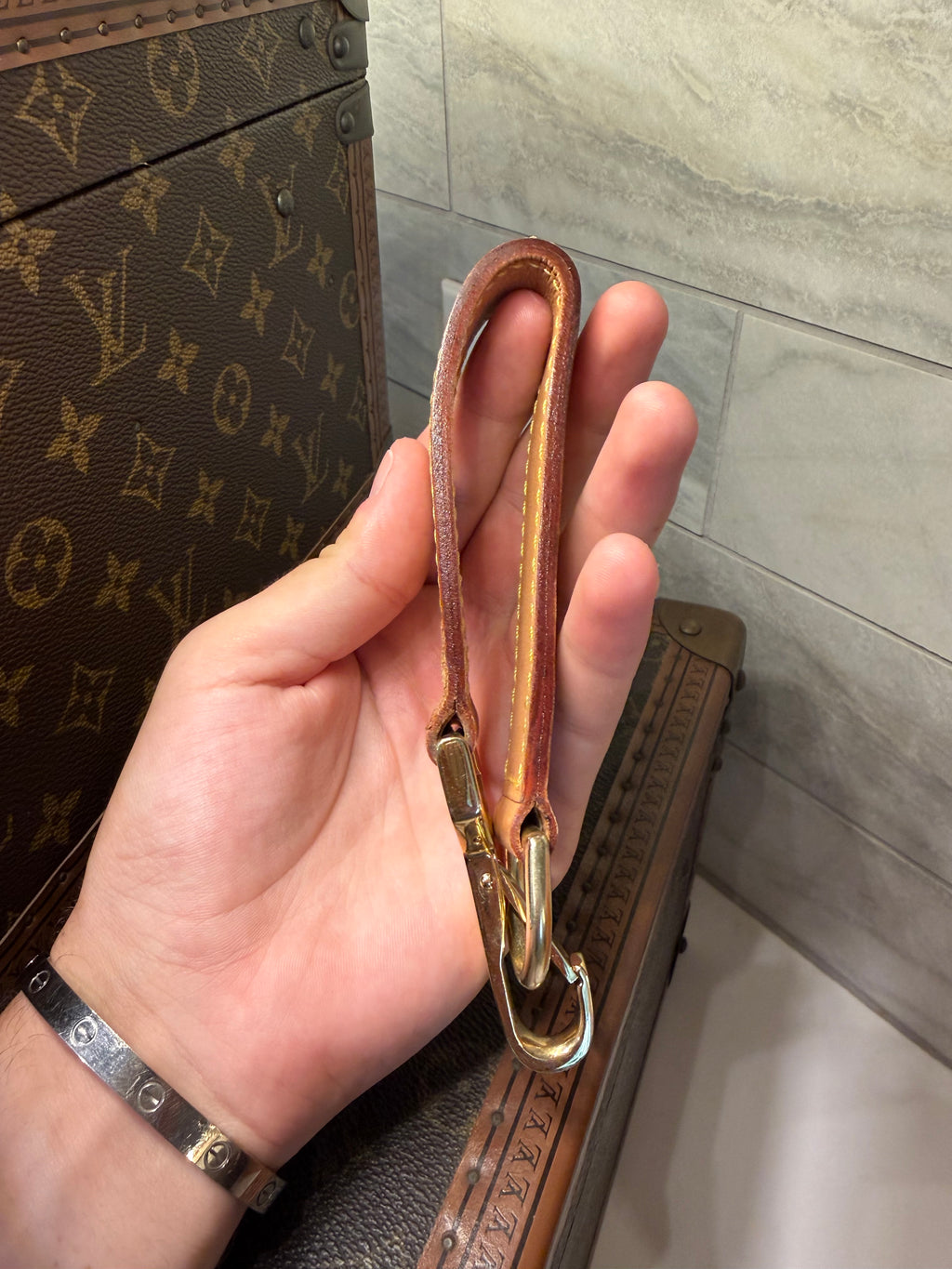 Louis Vuitton Vachetta Handle Strap