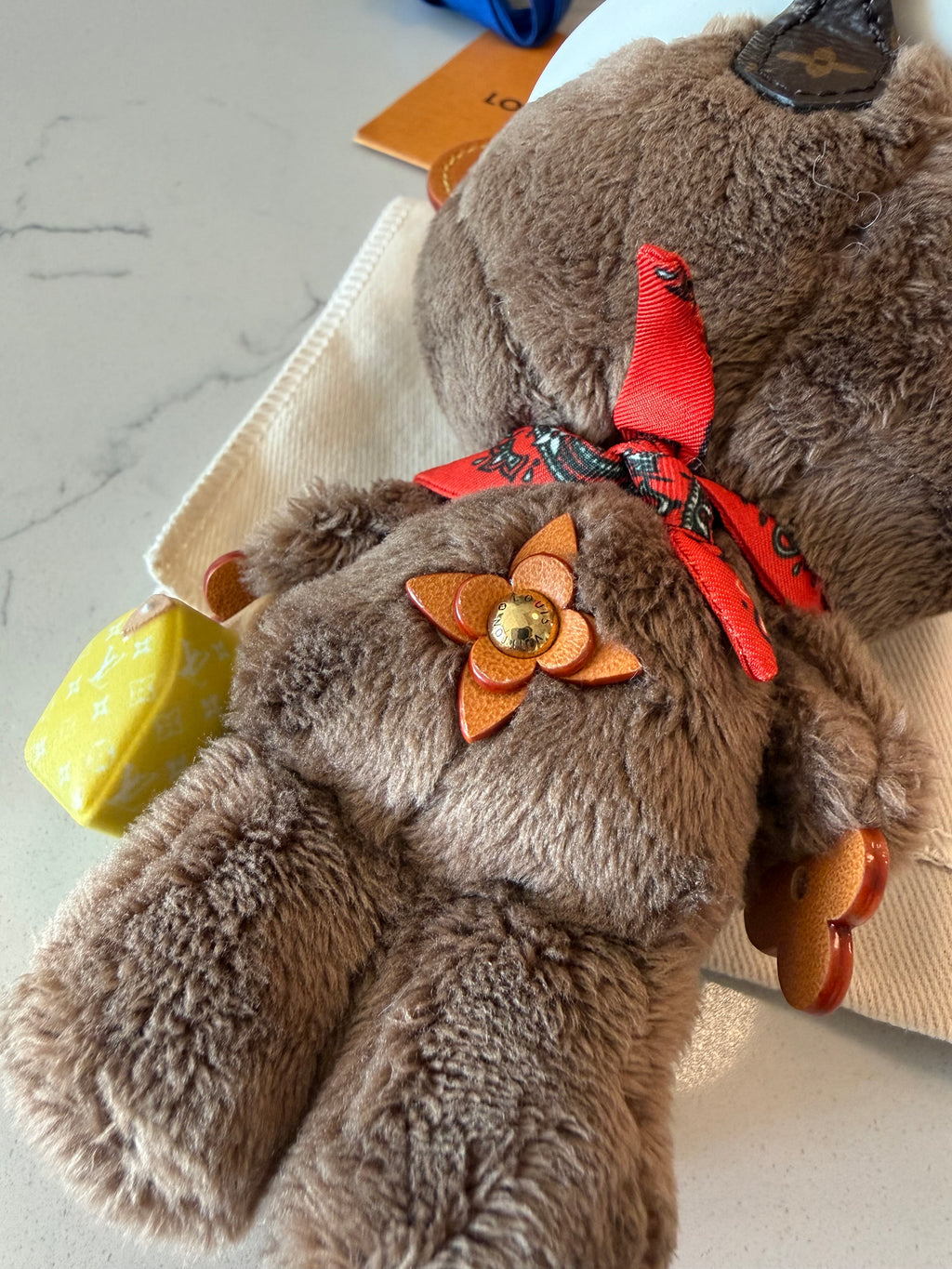Louis Vuitton Bear Bag Charm with Box