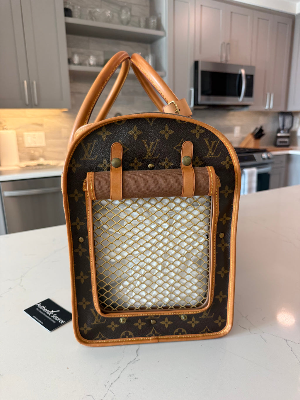 Louis Vuitton Pet Carrier Sac Chein 50