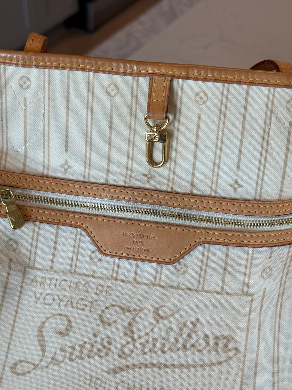 Louis Vuitton Neverfull MM Damier Azur