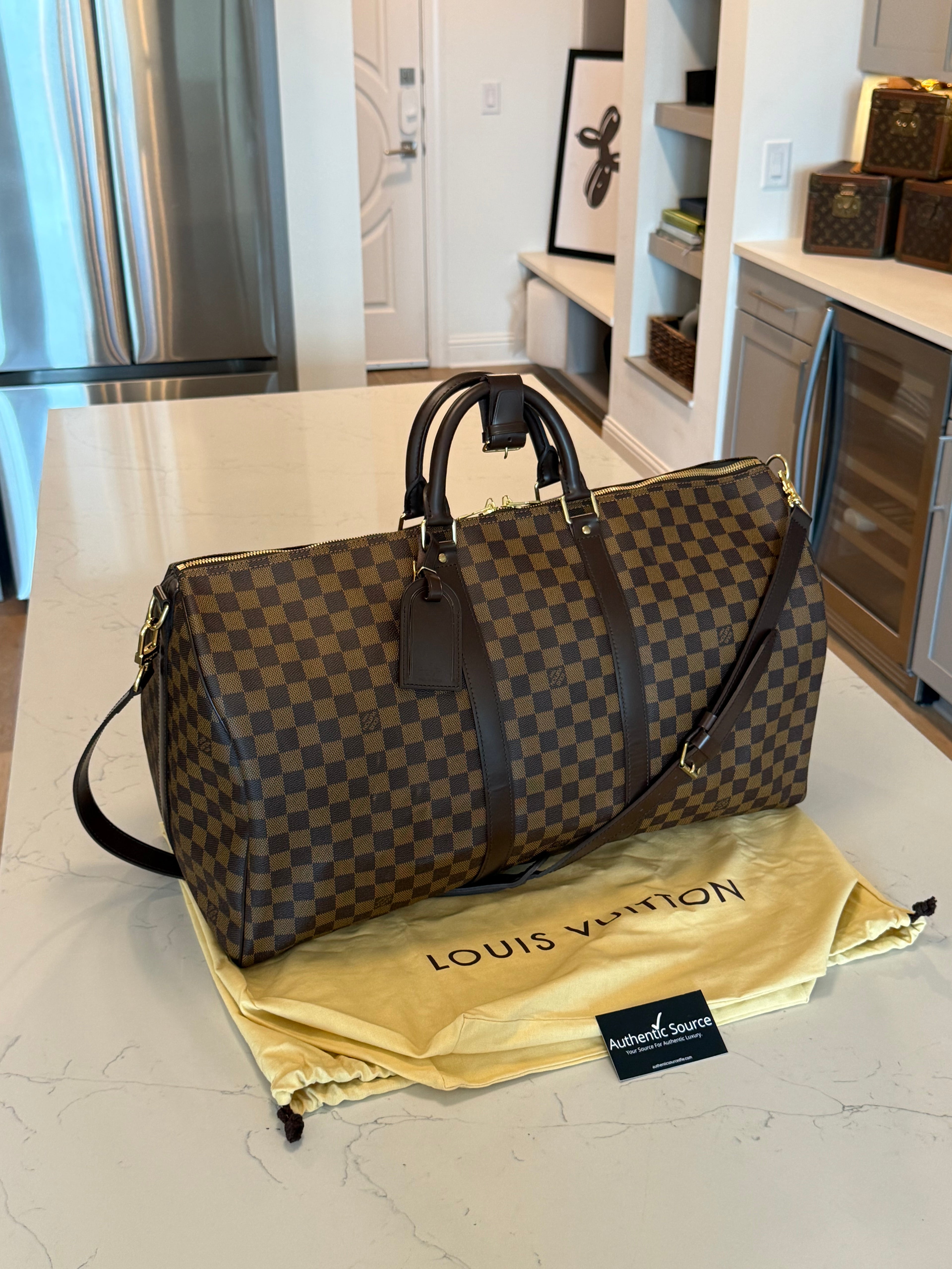 Louis Vuitton Keepall 55 Bandouliere DE