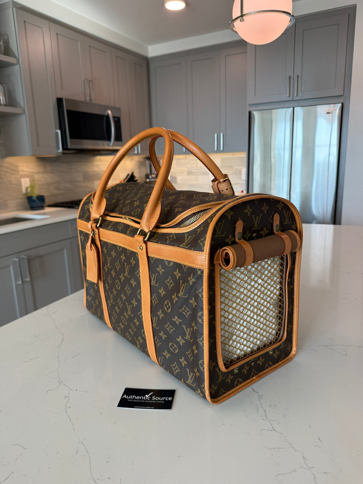 Louis Vuitton Pet Carrier Sac Chein 50