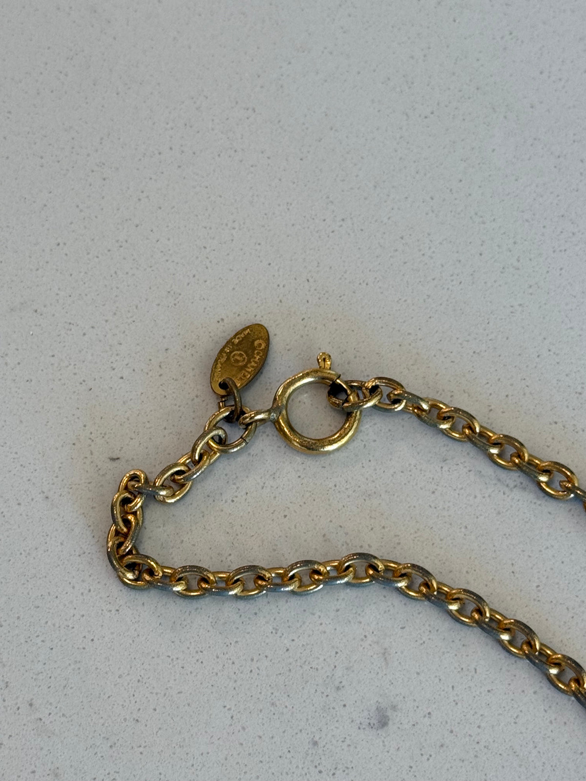 CHANEL Coco Mark Necklace Small