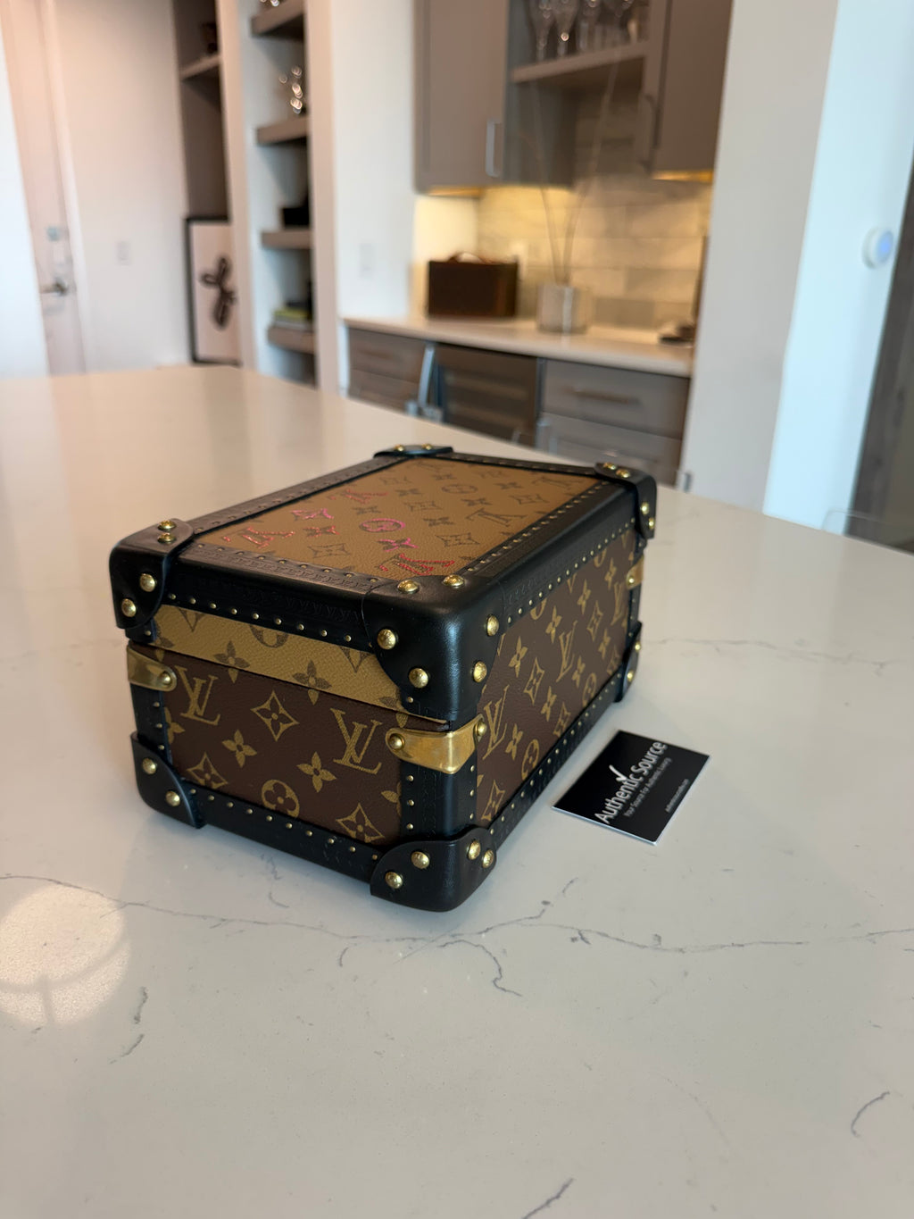 Louis Vuitton Coffret Tresor 24 Trunk Reverse Monogram