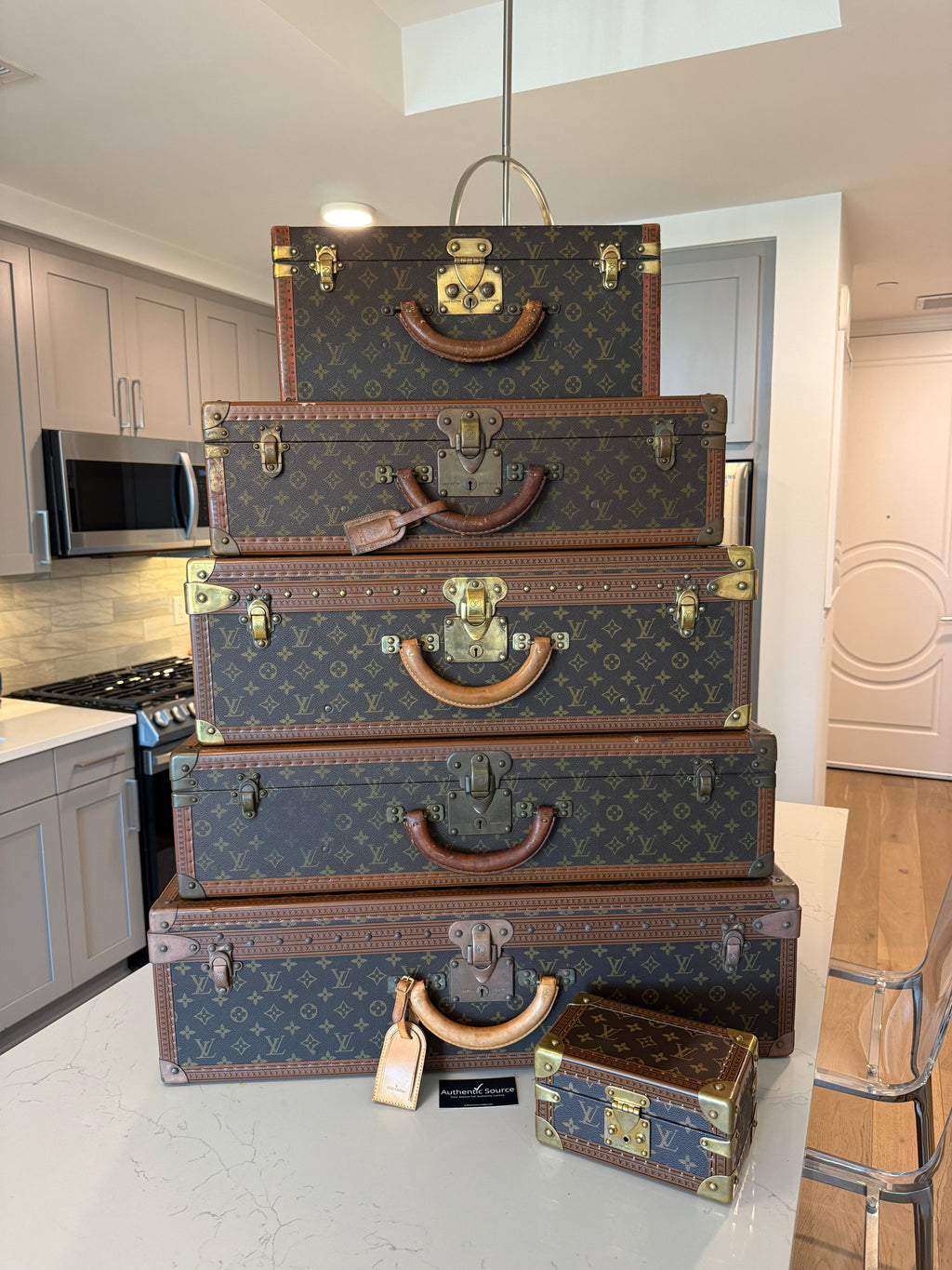 Louis Vuitton Trunk Stack of 6