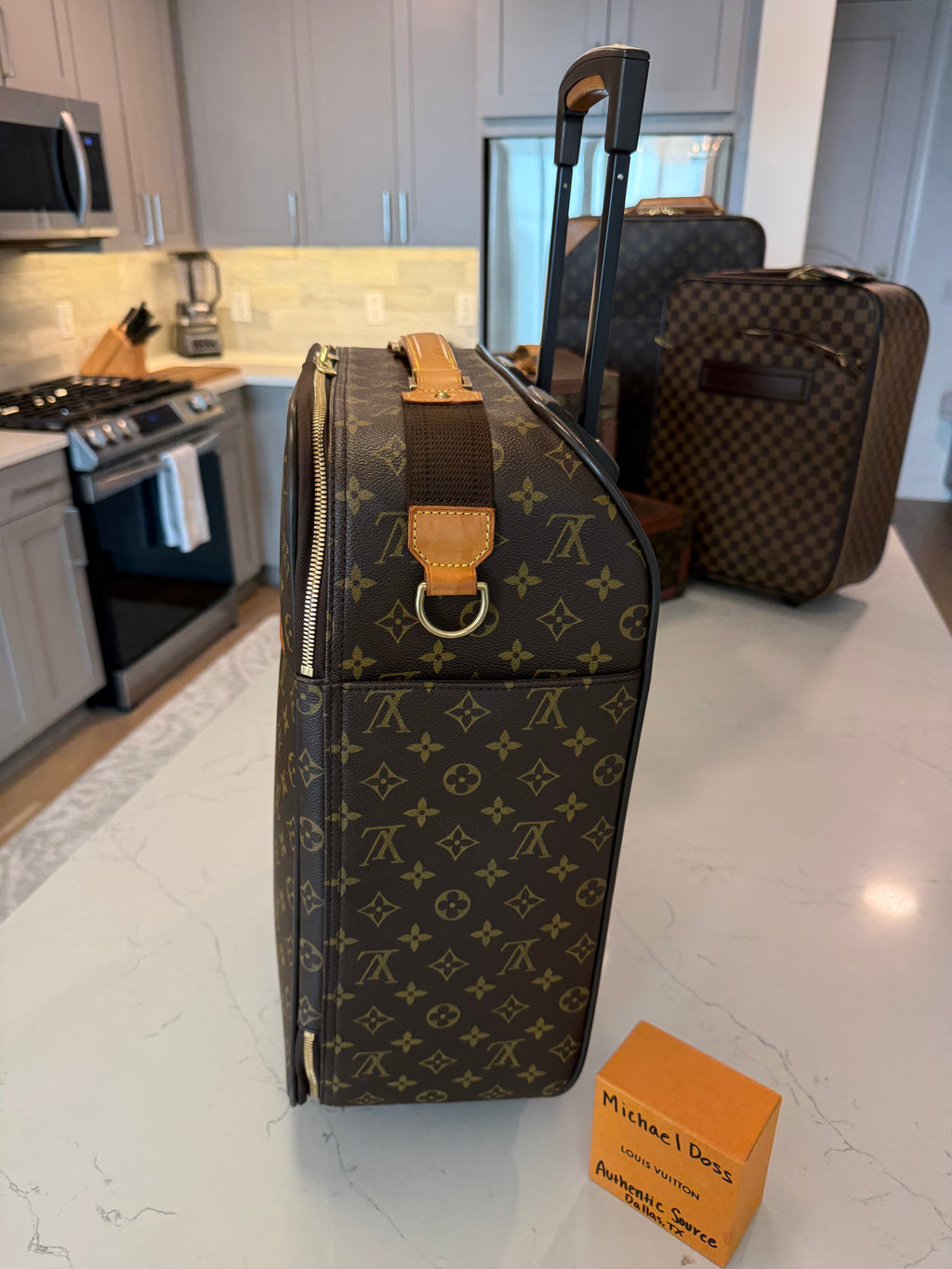 Louis Vuitton Bosphore Trolley 50 Rolling Luggage