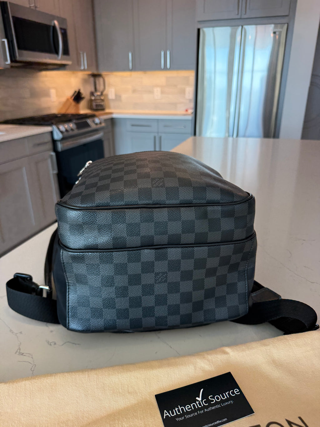 Louis Vuitton Michael Backpack Damier Graphite