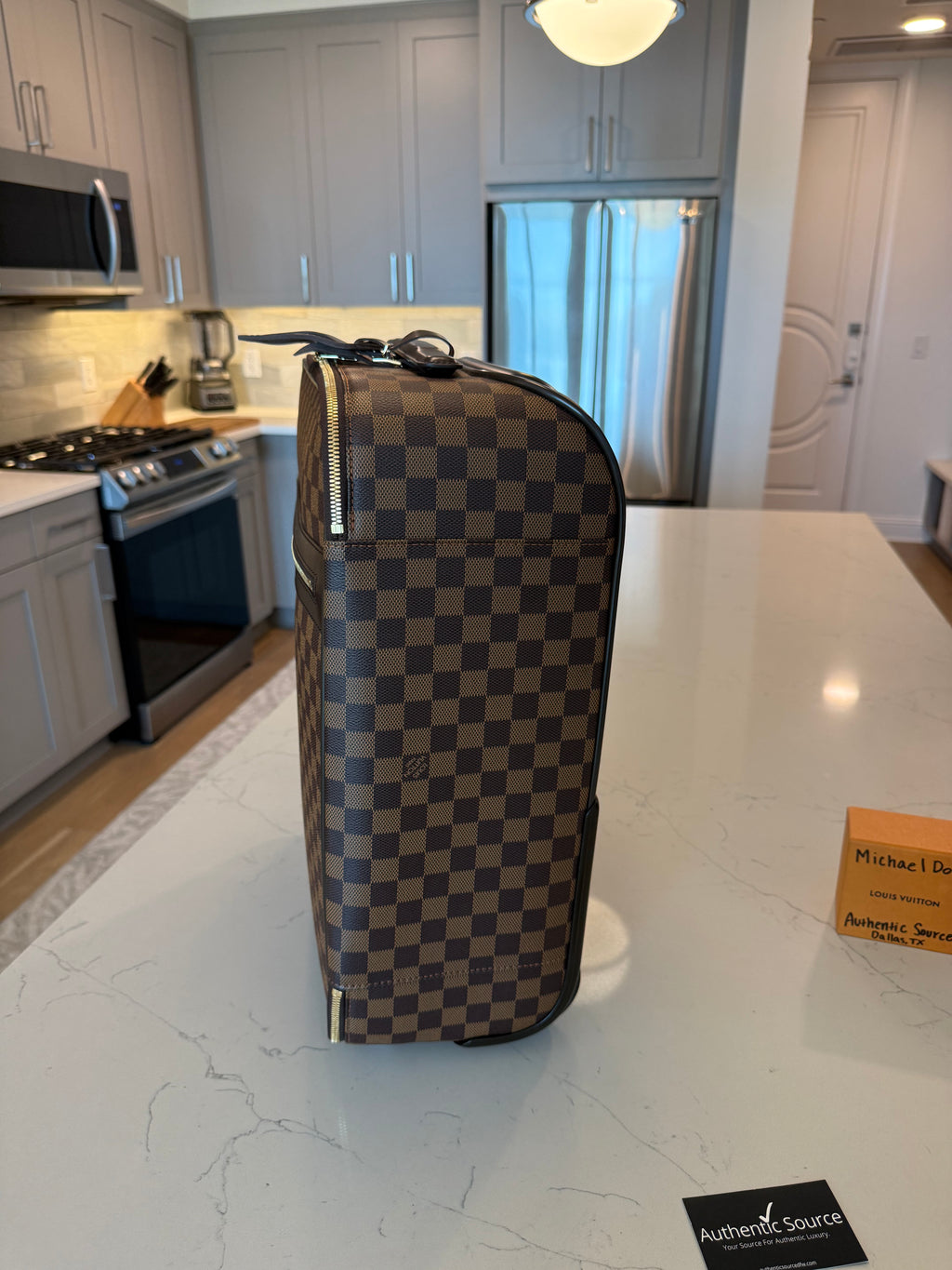 Louis Vuitton Pegase 45 Rolling Luggage DE Newer Model with Protective Cover