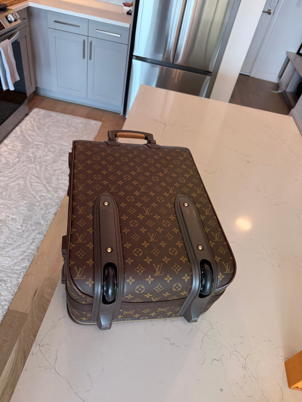 Louis Vuitton Pegase 55 with Garment Bag Set