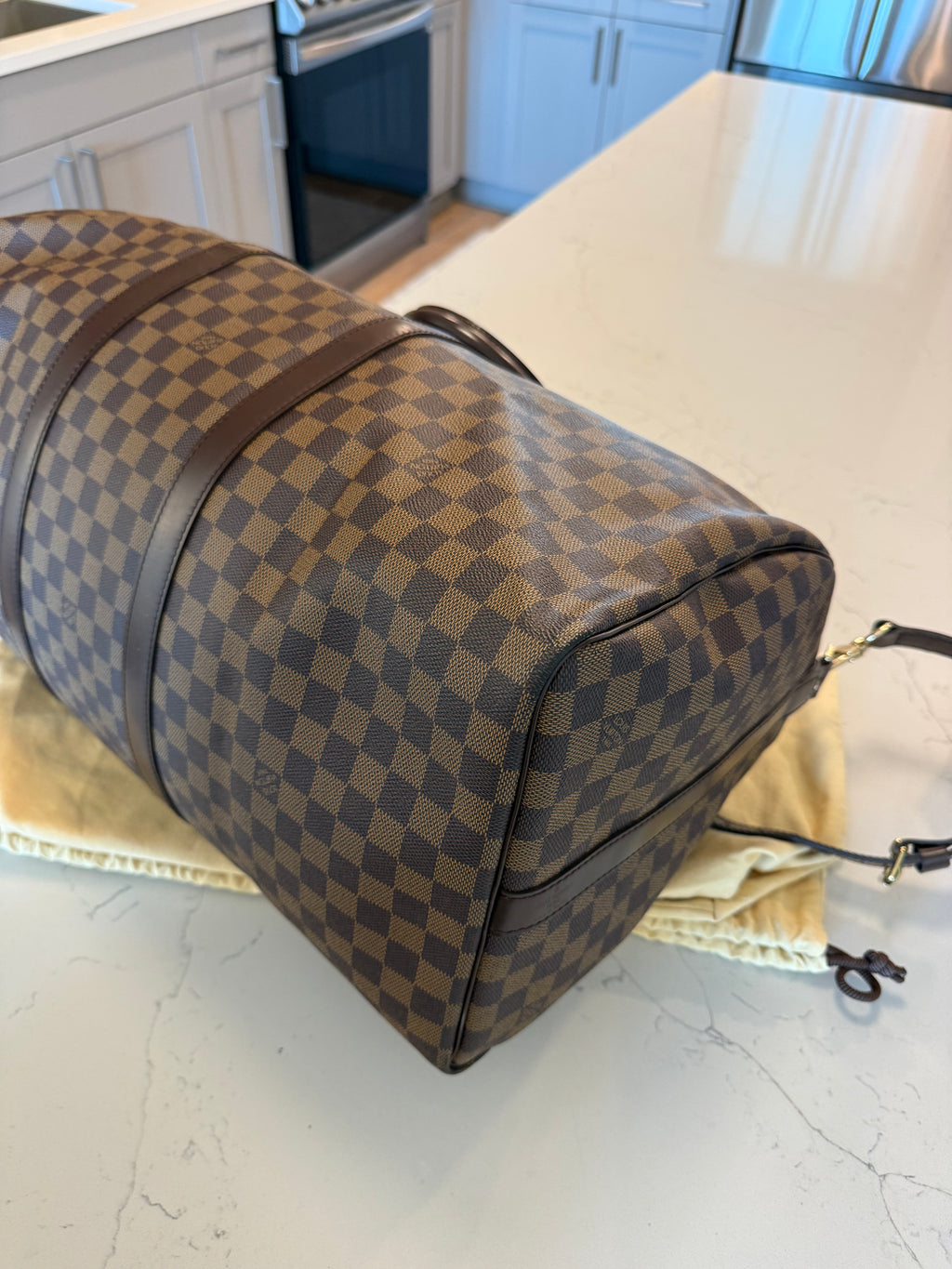 Louis Vuitton Keepall 55 Bandouliere DE