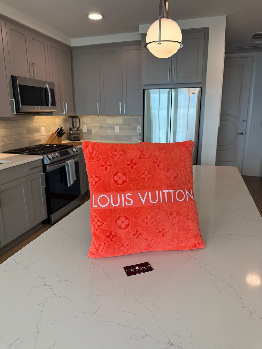 Louis Vuitton LVacation Beach Pillow Coral