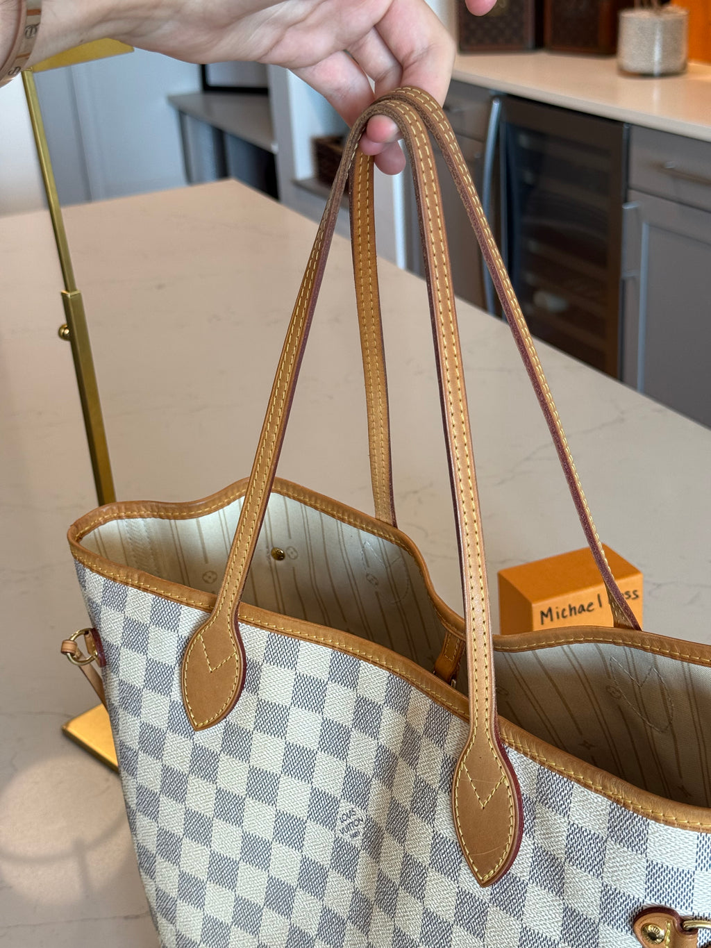 Louis Vuitton Neverfull MM Damier Azur