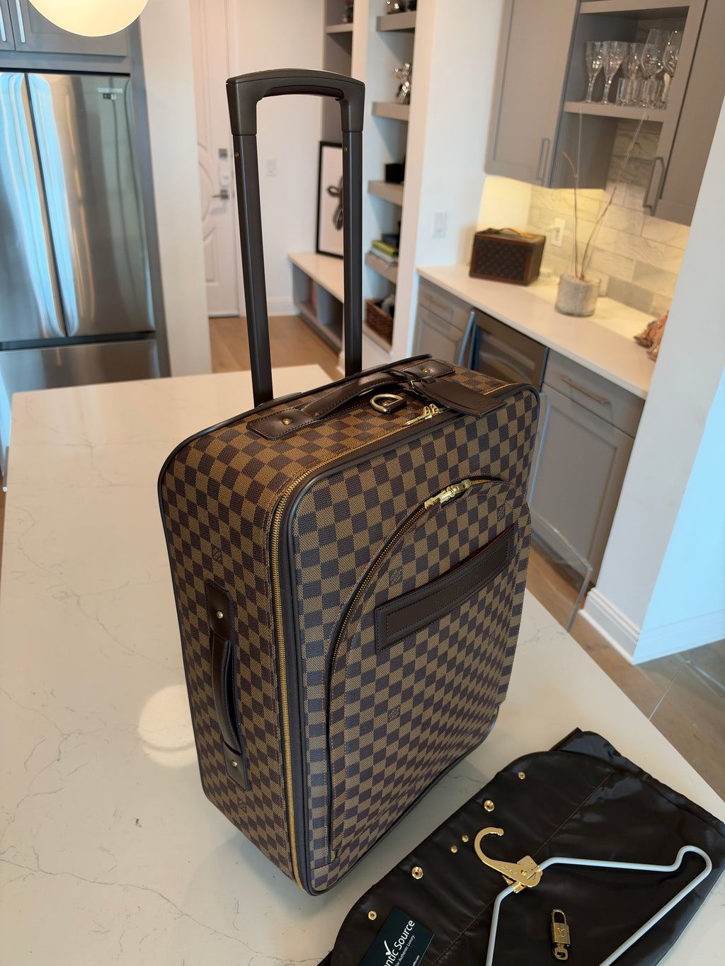 Louis Vuitton - Pegase 55 Rolling Luggage Full Set