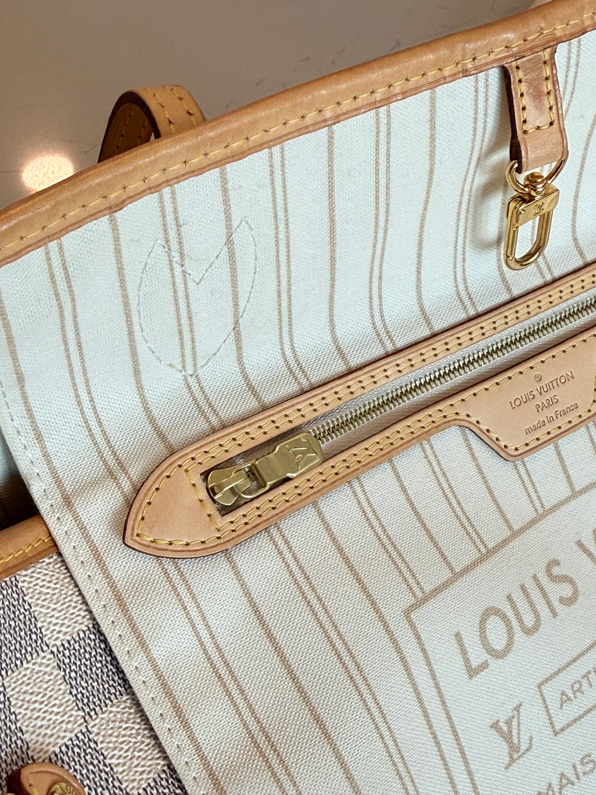 Louis Vuitton Neverfull MM Damier Azur