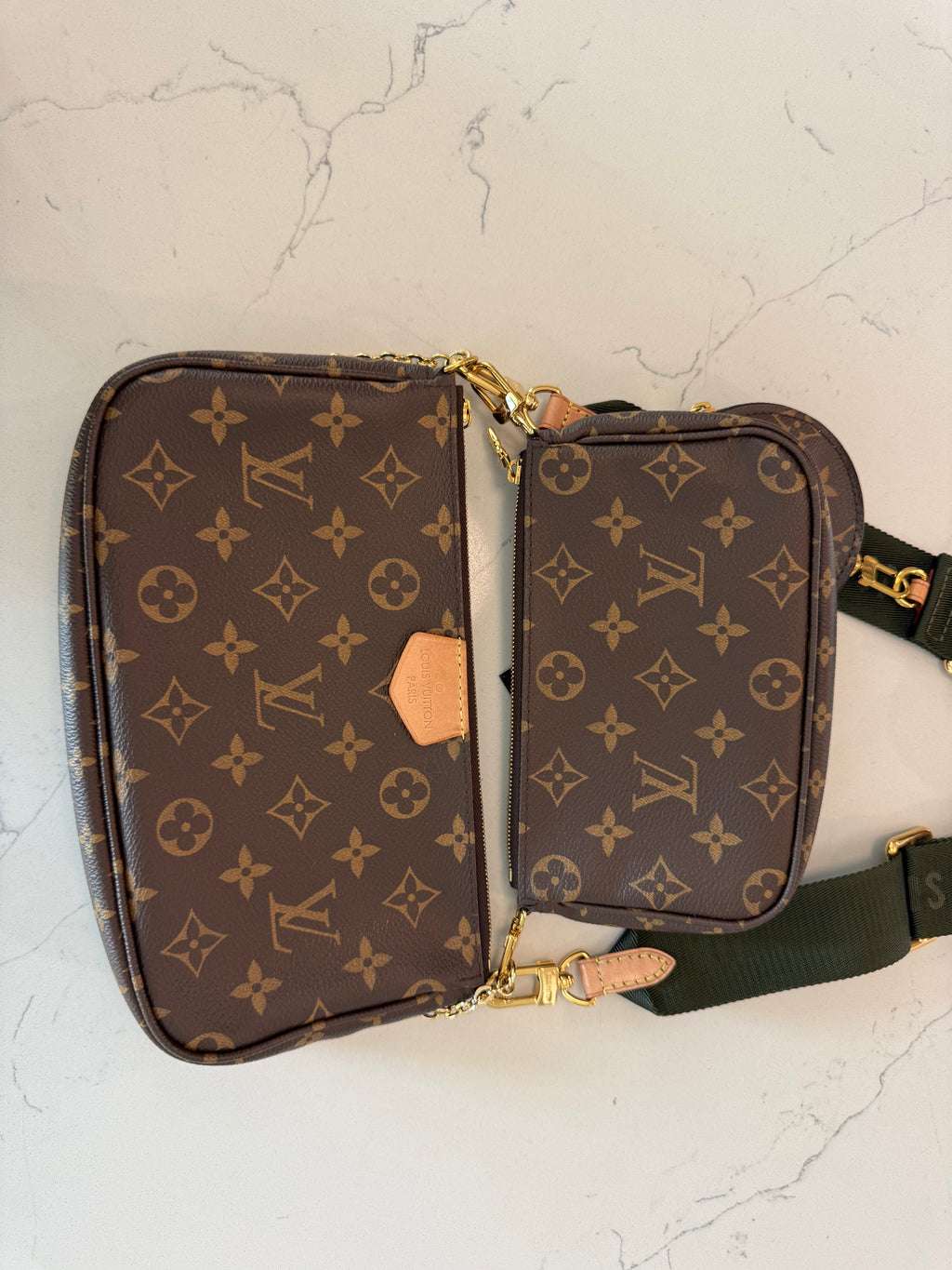 Louis Vuitton Multi Pochette Accessories Khaki