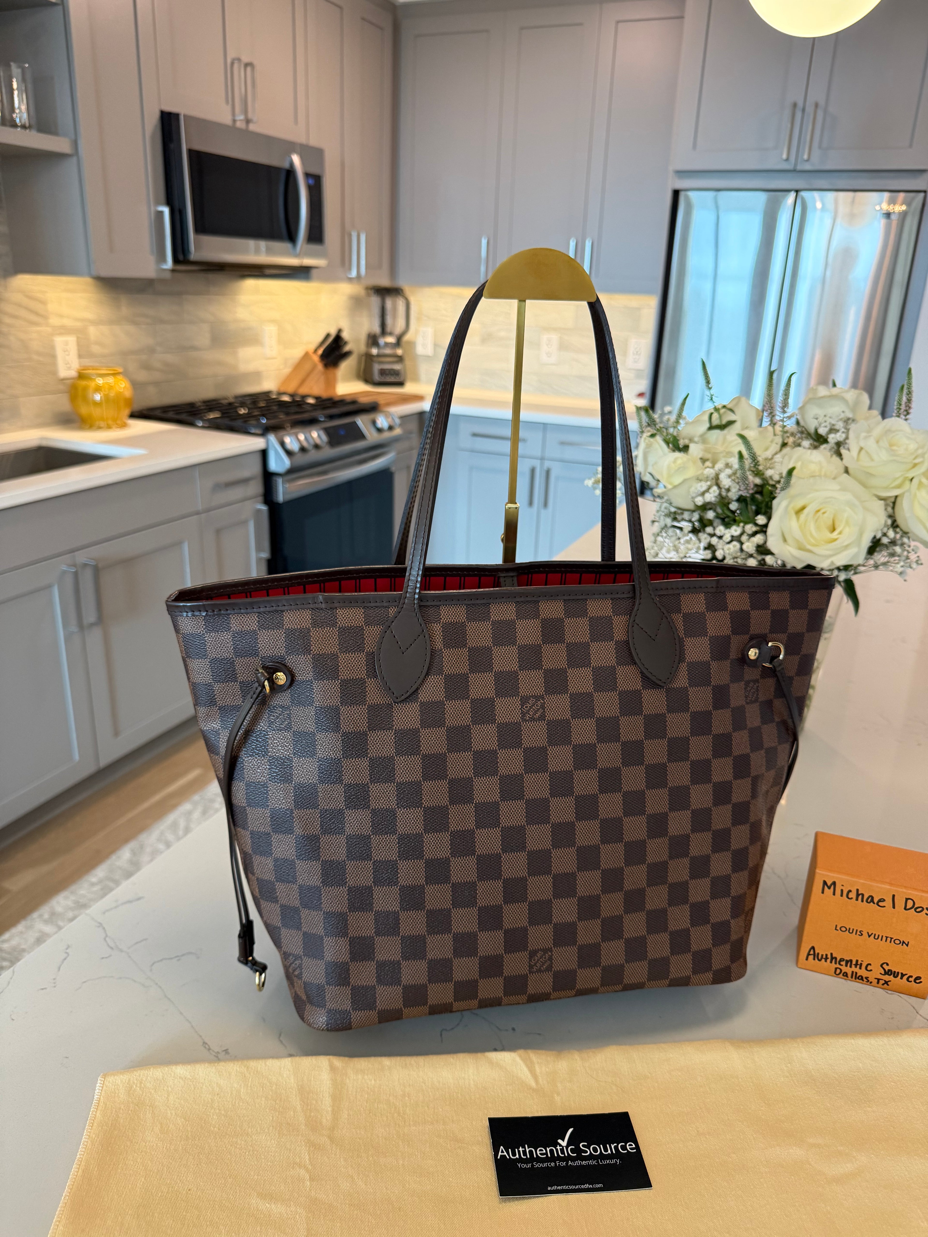 Louis Vuitton Neverfull MM Damier Ebene