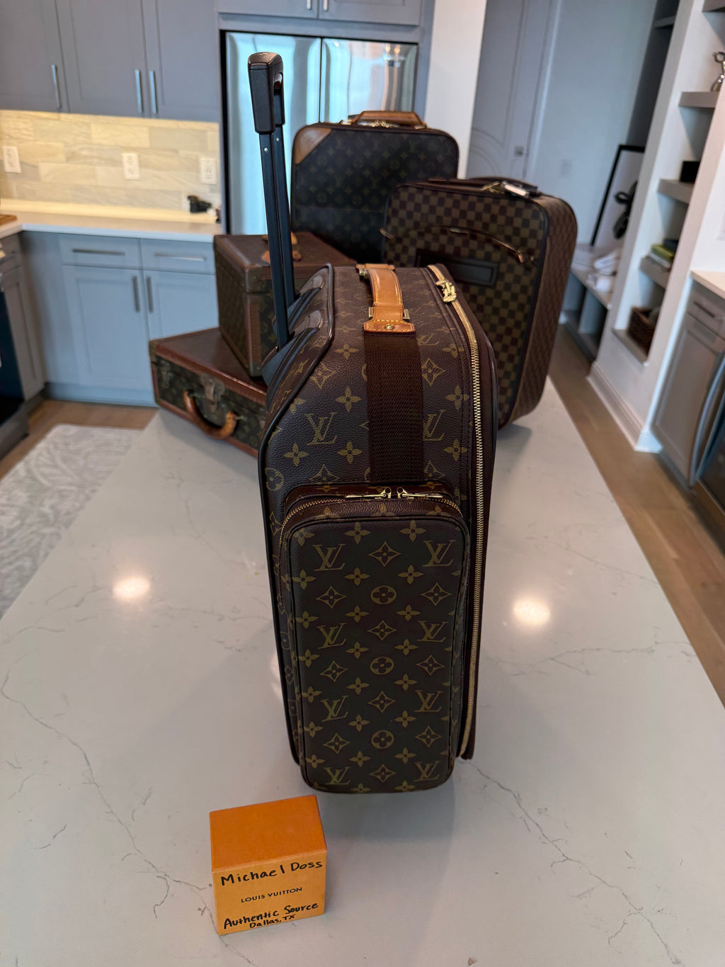 Louis Vuitton Bosphore Trolley 50 Rolling Luggage