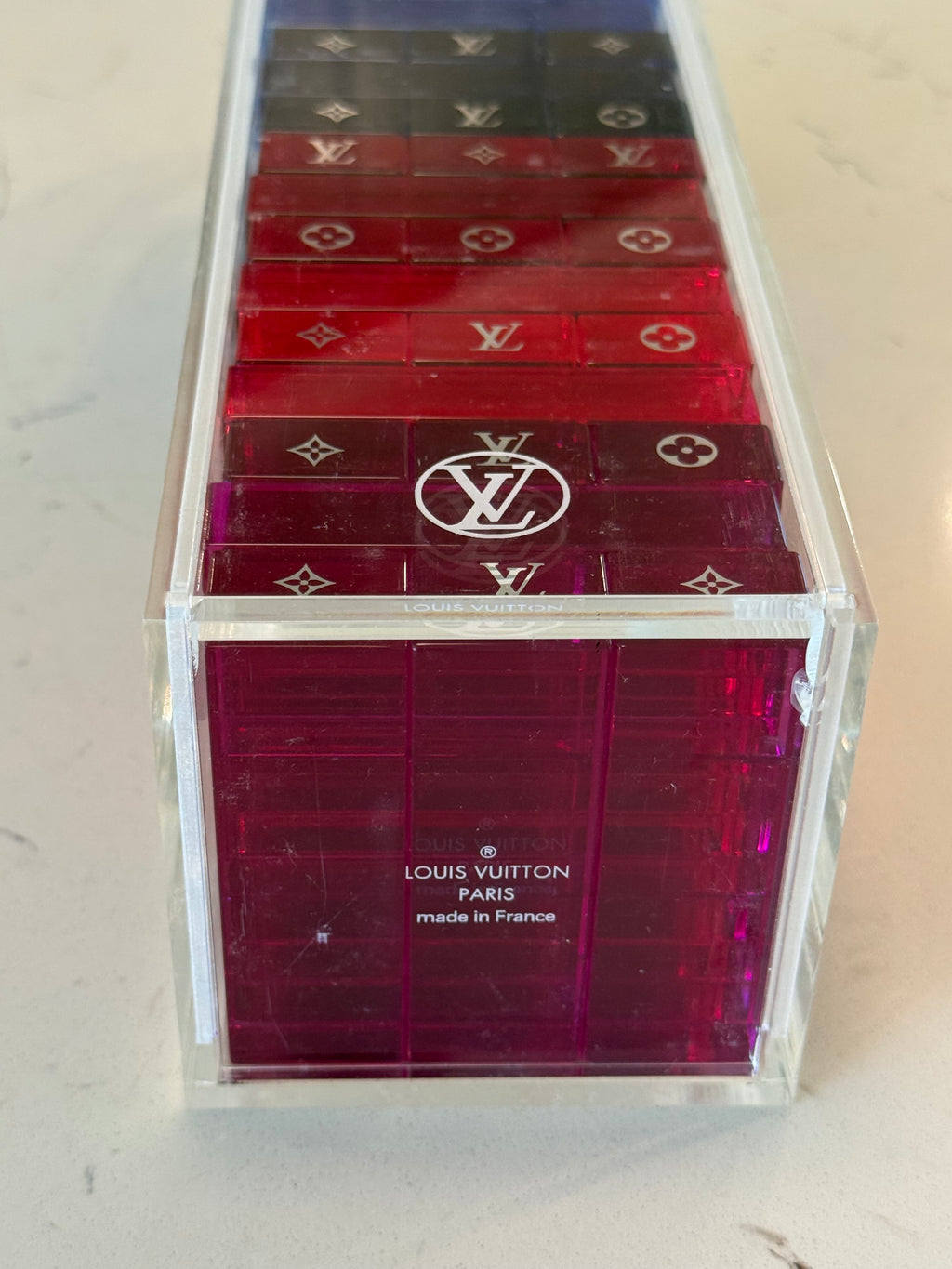 Louis Vuitton Monogram Tower Jenga Set
