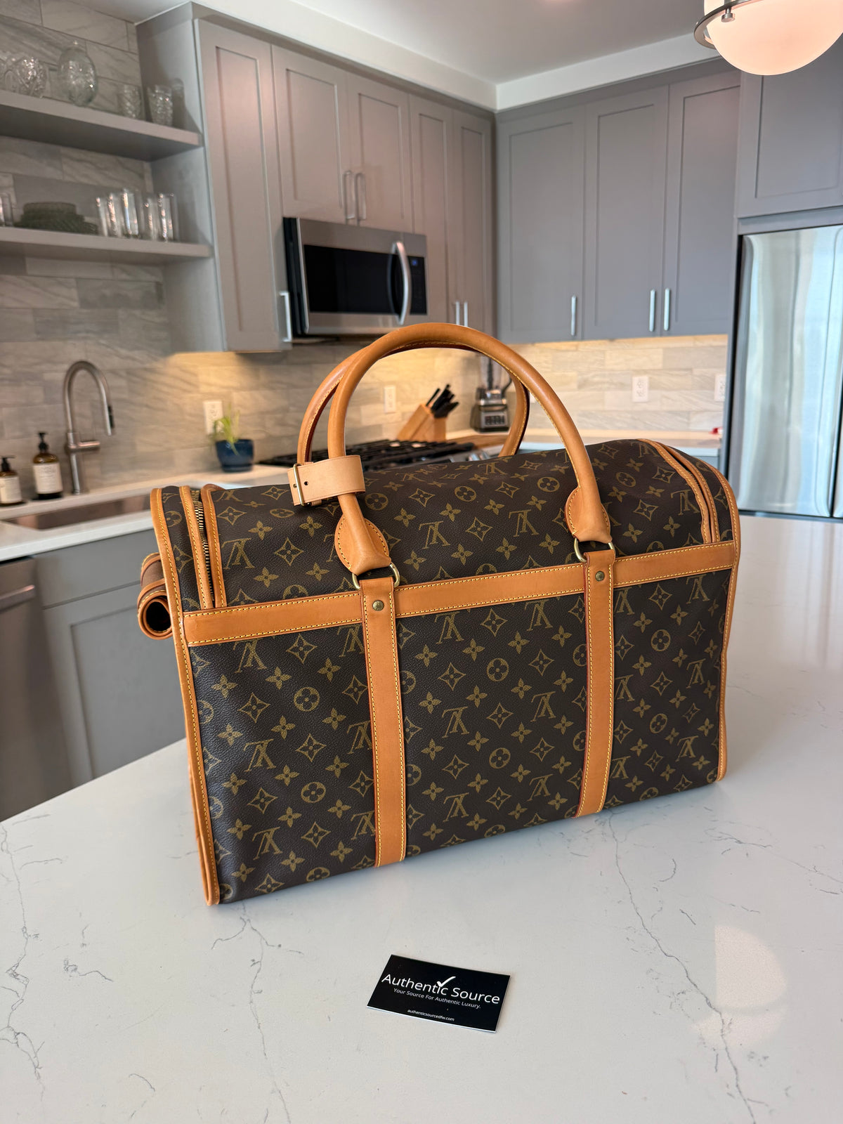 Louis Vuitton Pet Carrier Sac Chein 50