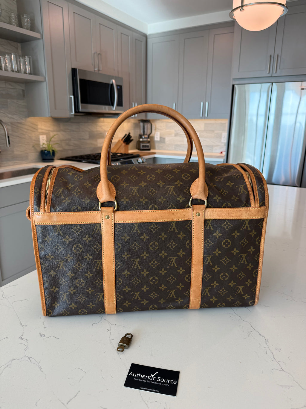 Louis Vuitton Pet Carrier Sac Chein 50