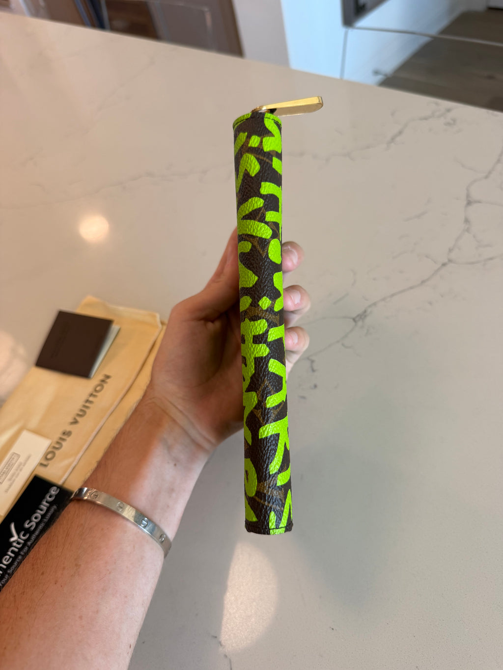 Louis Vuitton Green Graffiti Zippy Wallet, Stephen Sprouse