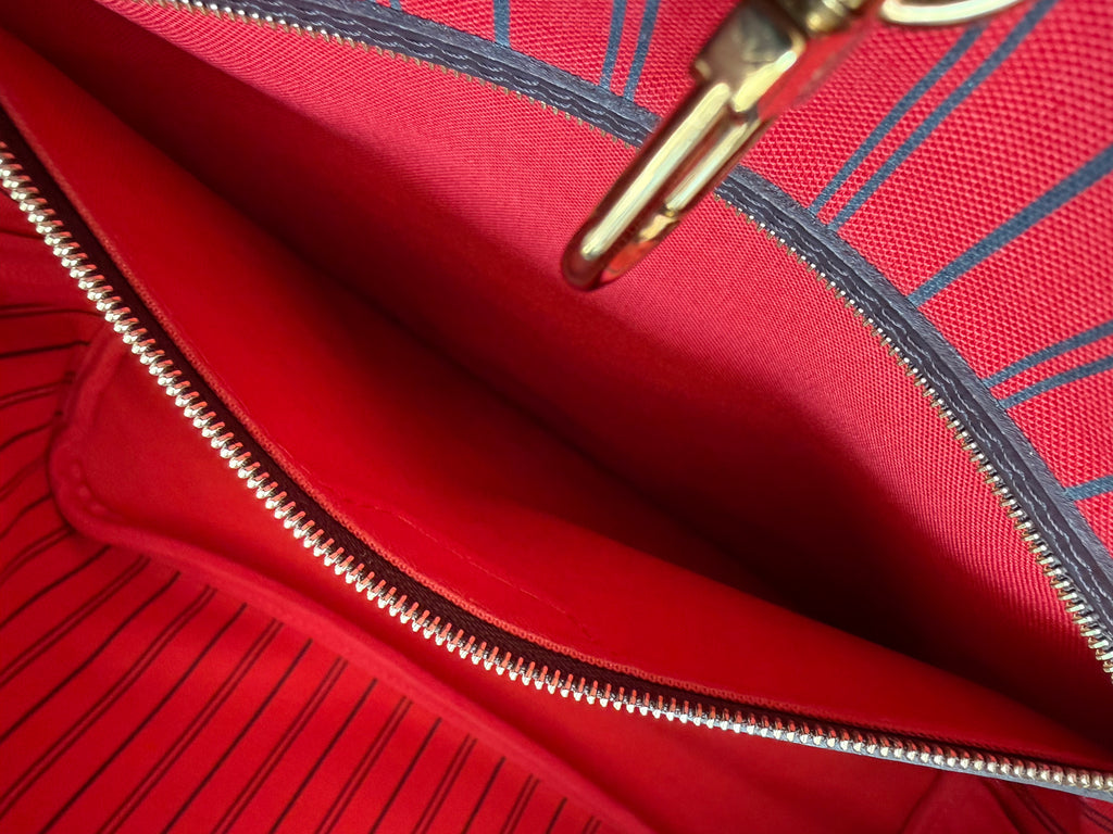Louis Vuitton Neverfull MM Damier Ebene with Pouch