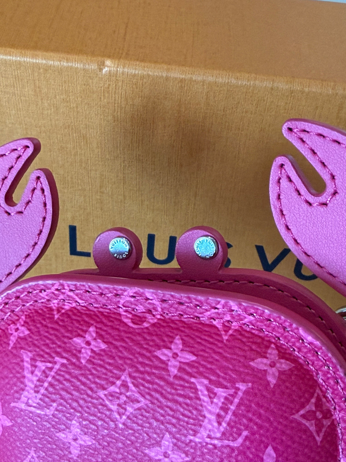 Louis Vuitton Crab Bag Charm Coin Pouch