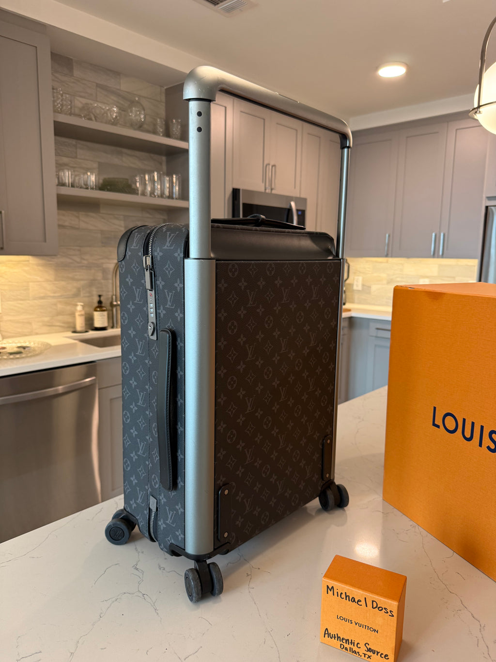 Louis Vuitton Horizon 55 Monogram Eclipse