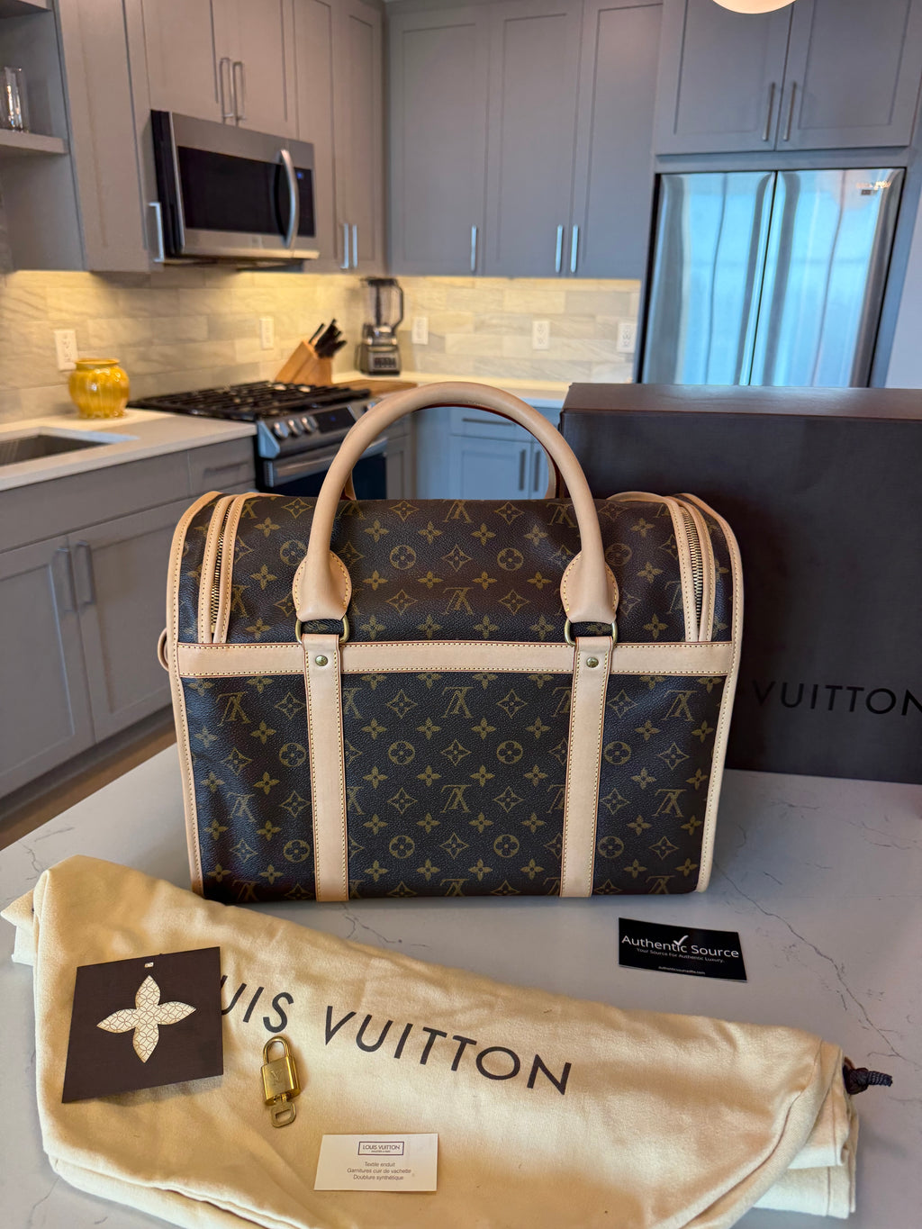 Louis Vuitton Sac Chein Pet Carrier