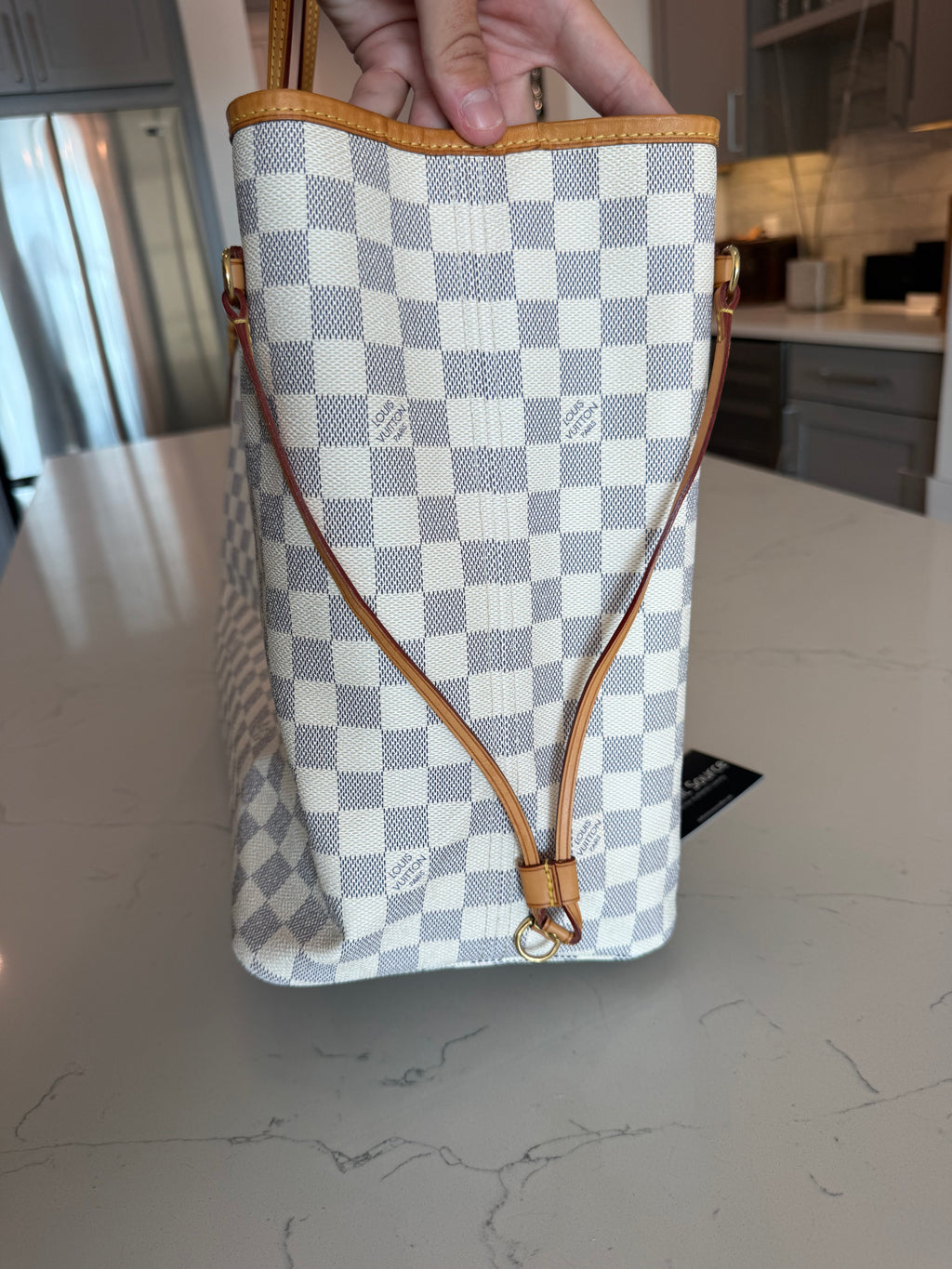 Louis Vuitton Neverfull GM Azur with Pouch