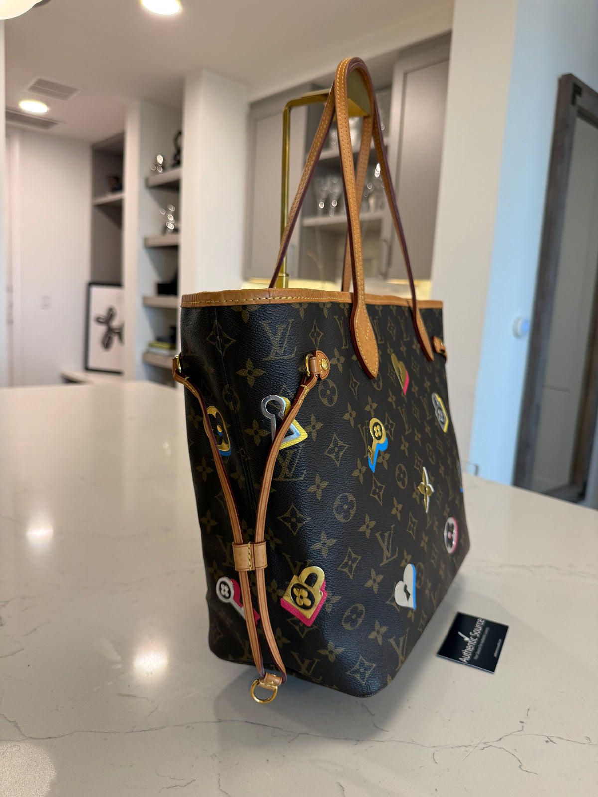 Louis Vuitton Neverfull MM Love Lock Limited Edition