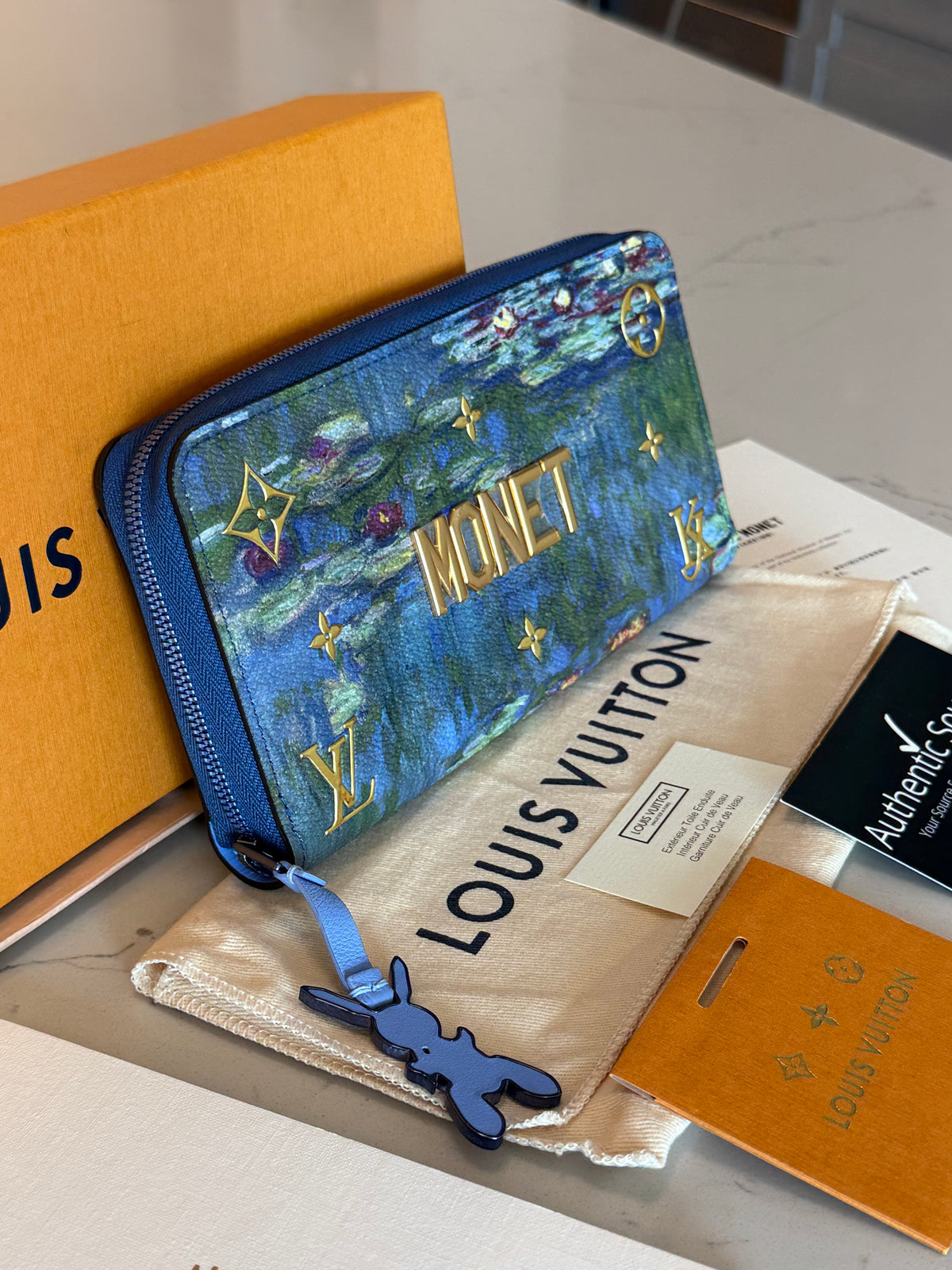 Louis Vuitton MONET Zippy Wallet - Masters Collection, Rare