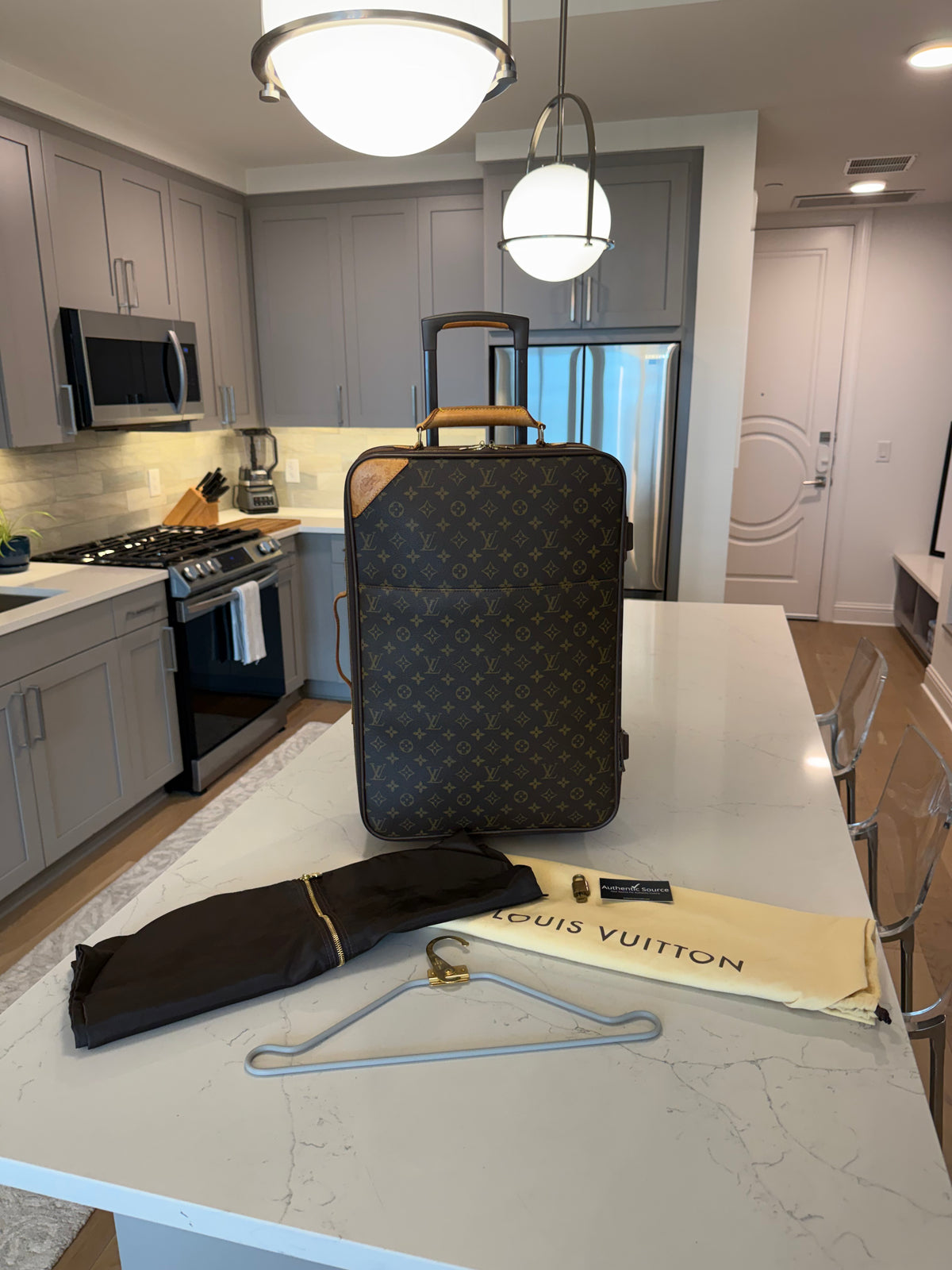 Louis Vuitton Pegase 55 Rolling Luggage