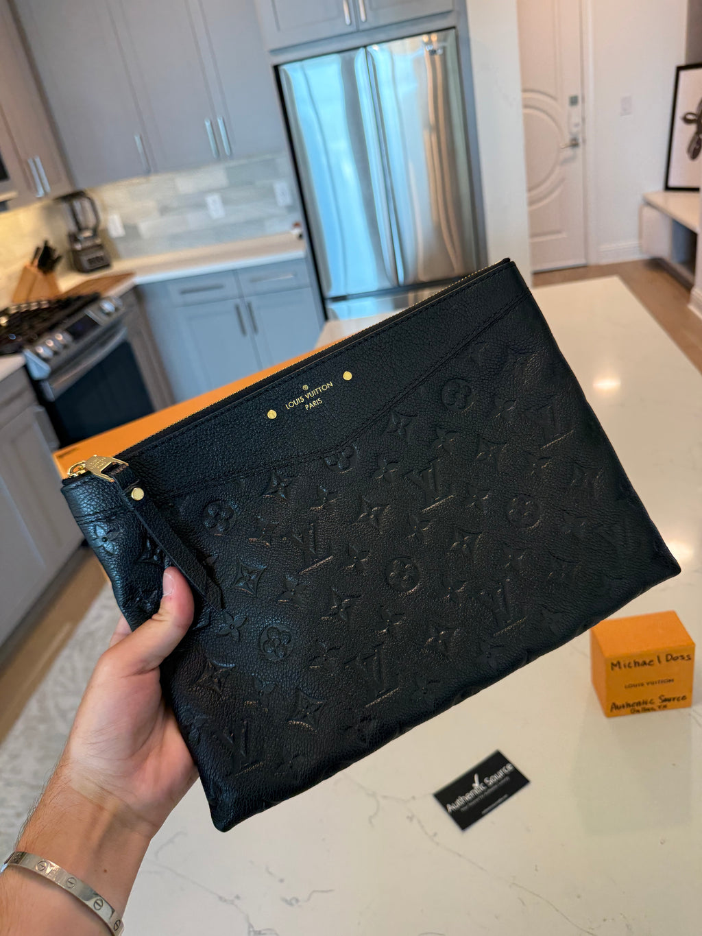Louis Vuitton Daily Pouch Empreinte Noir