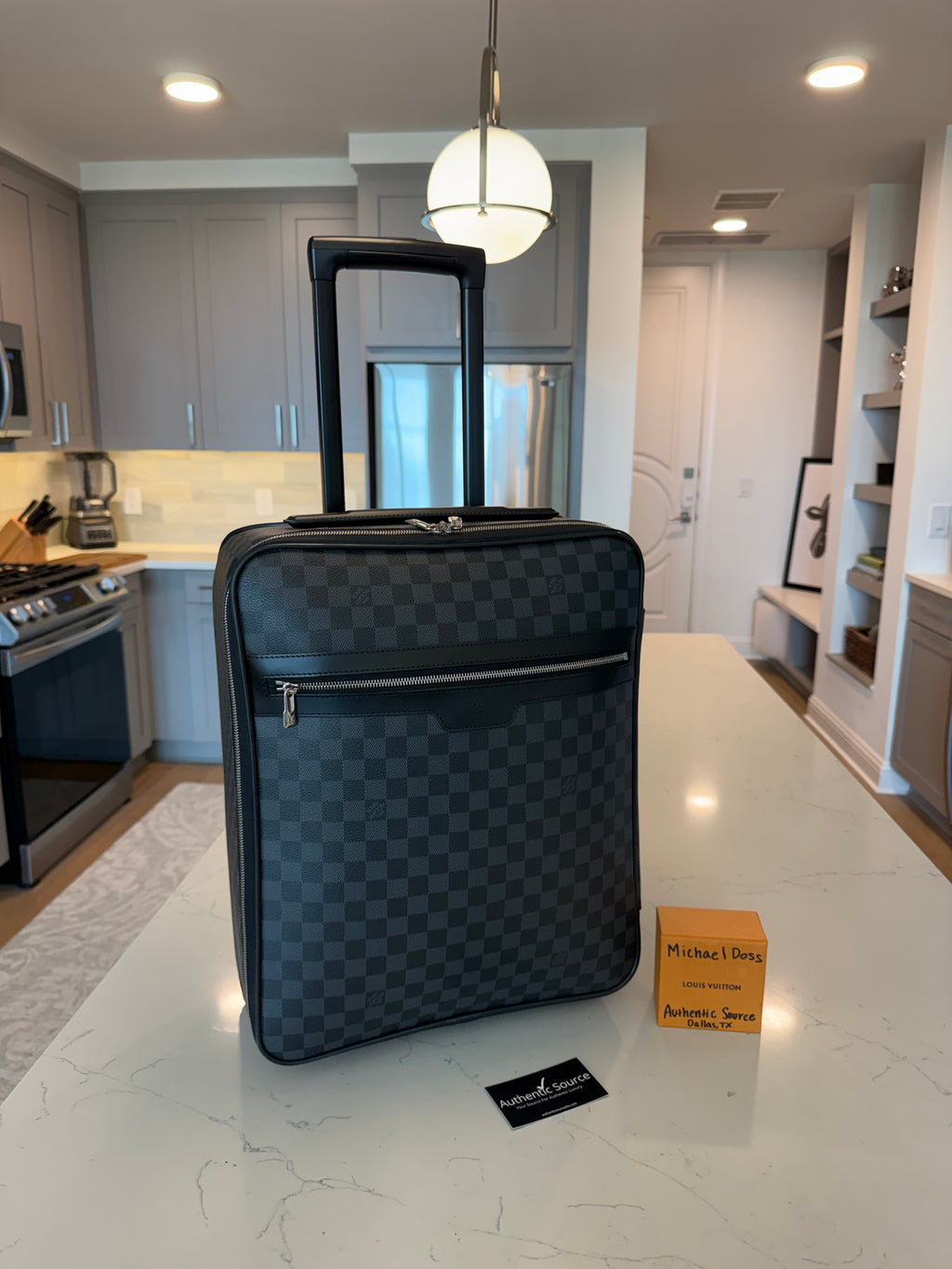 Louis Vuitton Pegase 45 Damier Graphite