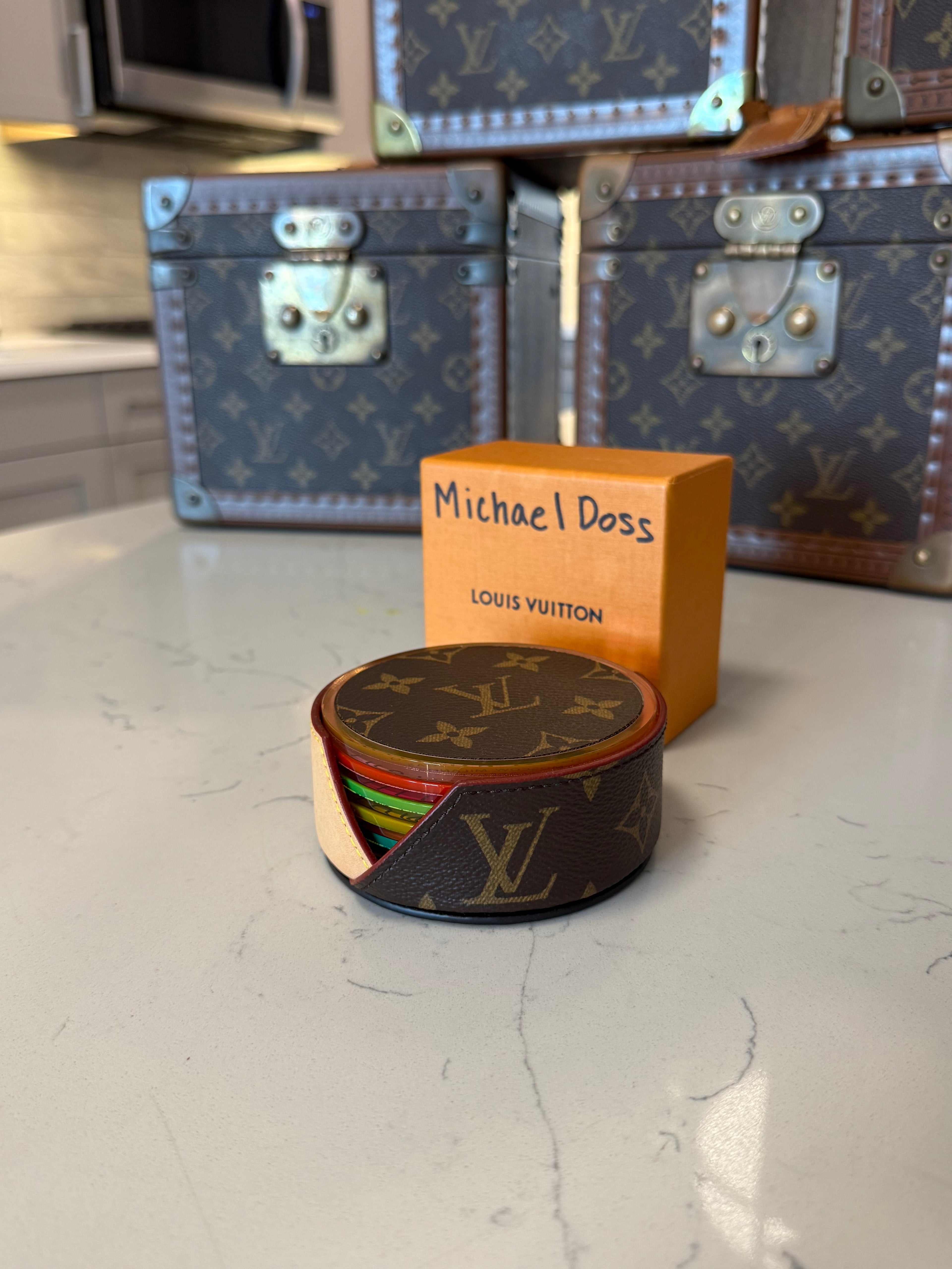 Louis Vuitton Monogram Coasters