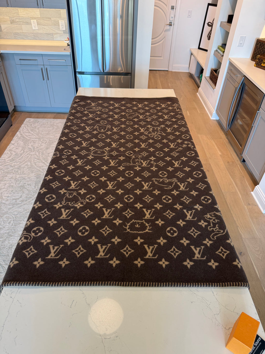 Louis Vuitton Catogram Neo Wool Blanket