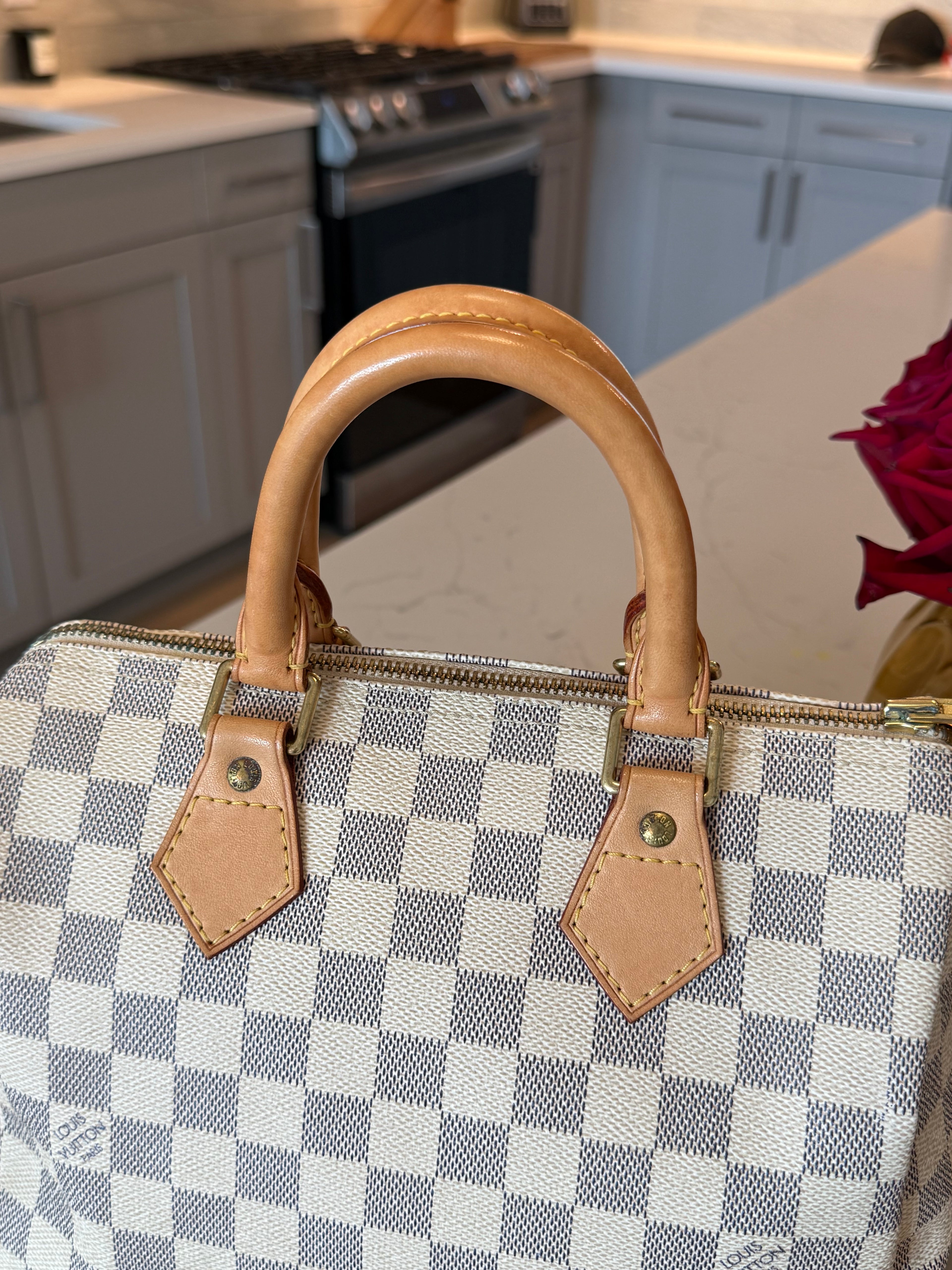 Louis Vuitton Speedy 25 Damier Azur